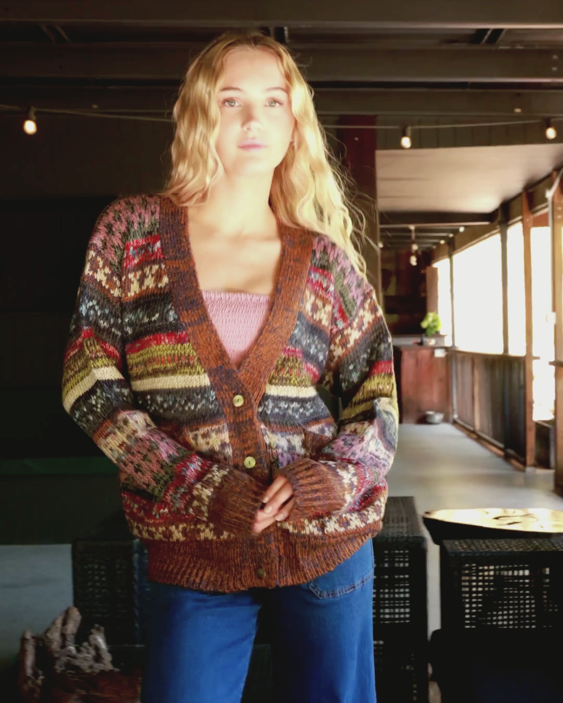 MARGI CARDIGAN WOODLAND