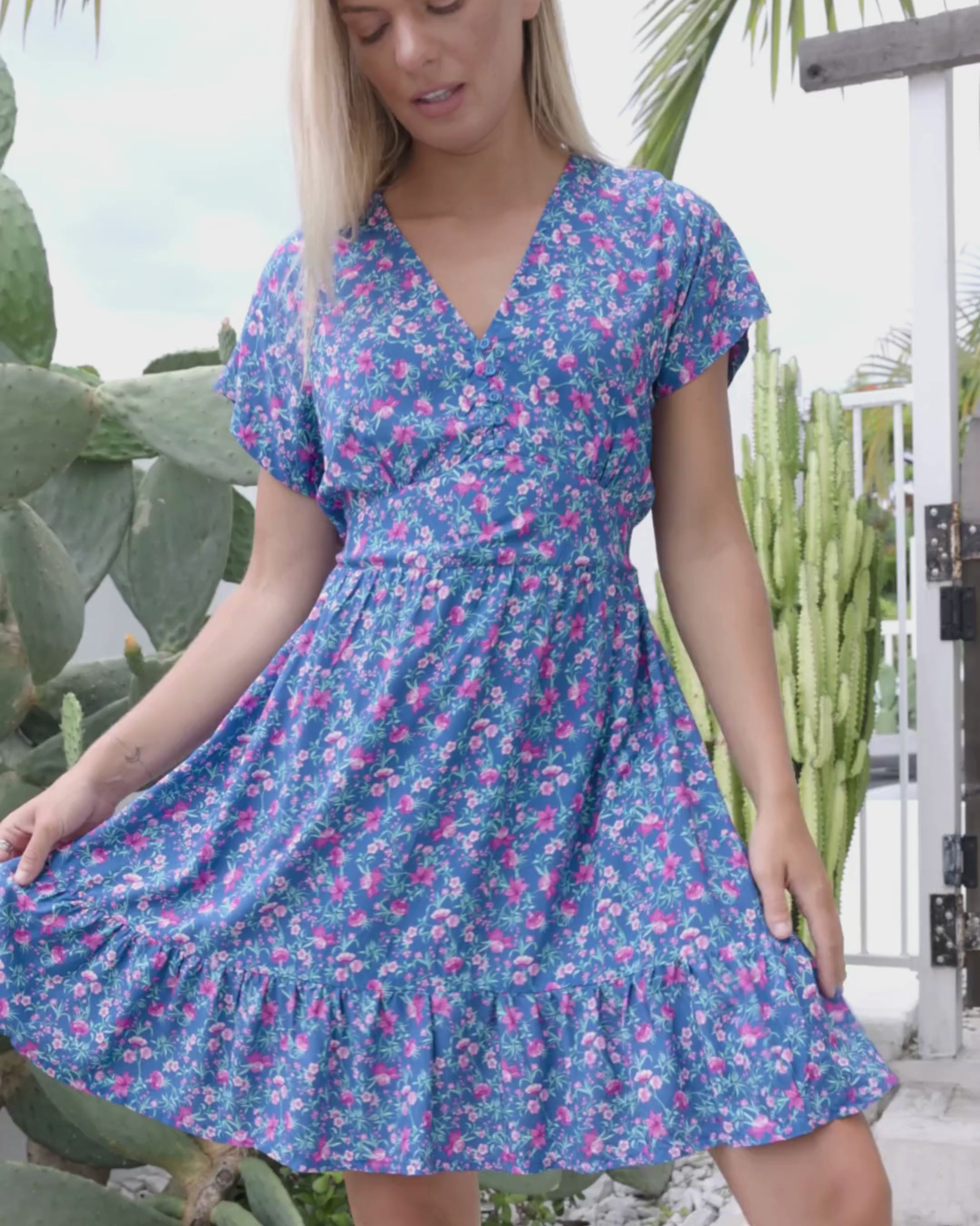 HARRIET MINI DRESS AURA