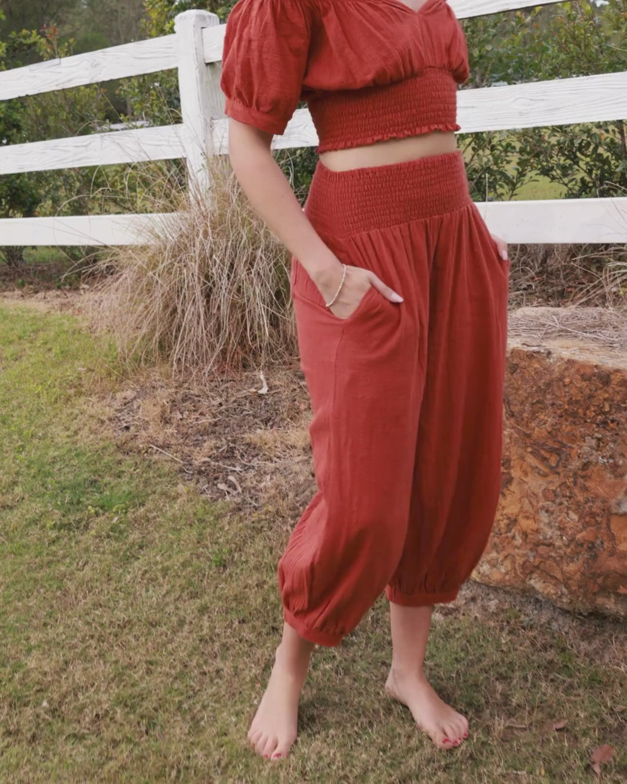 ZARA PANT TERRACOTTA