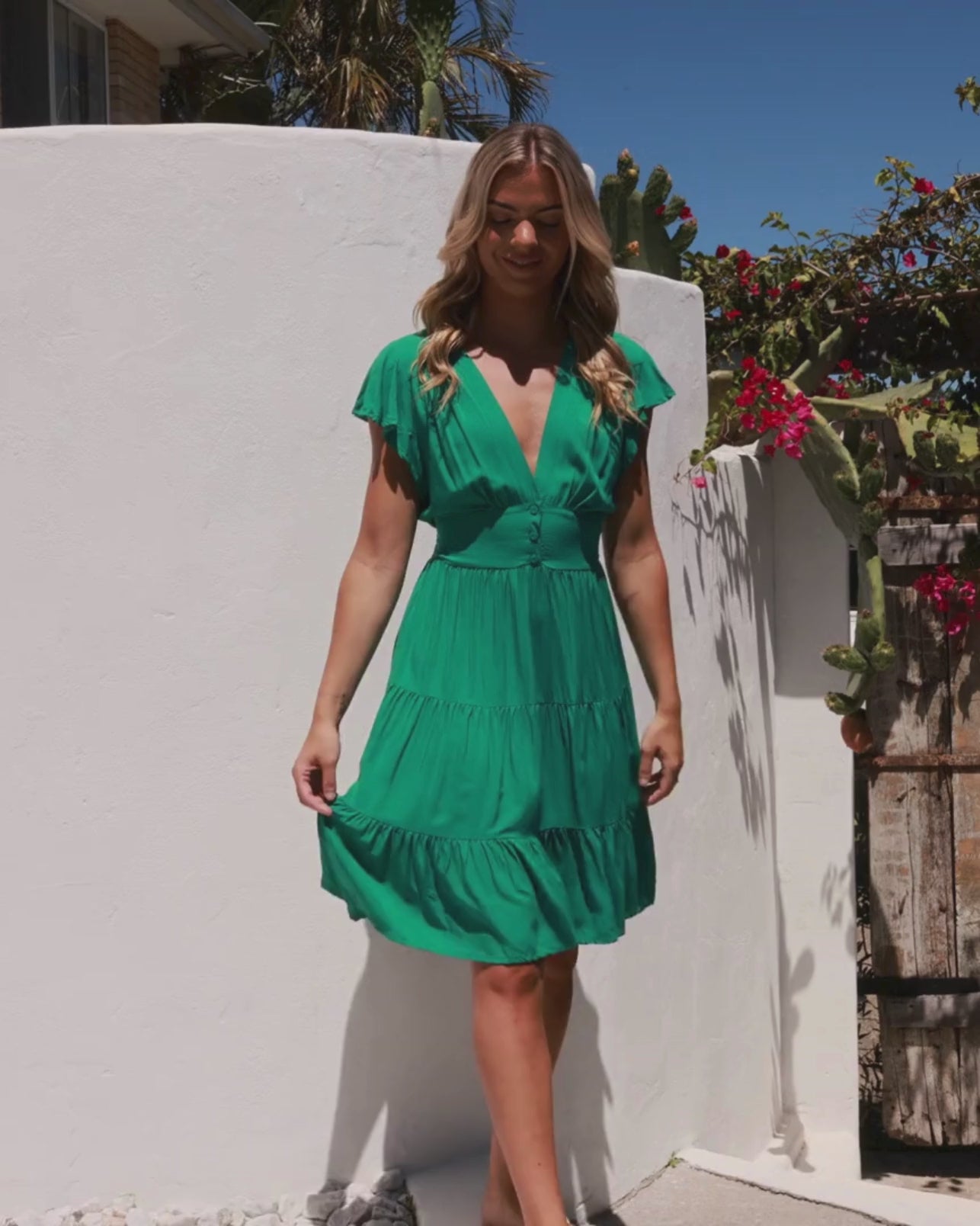 SHAE MINI DRESS JADE