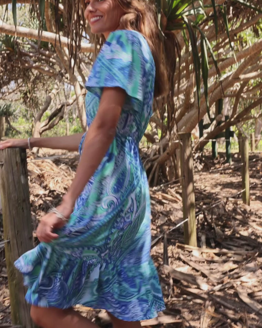 FRIEDA MINI DRESS CASCADE