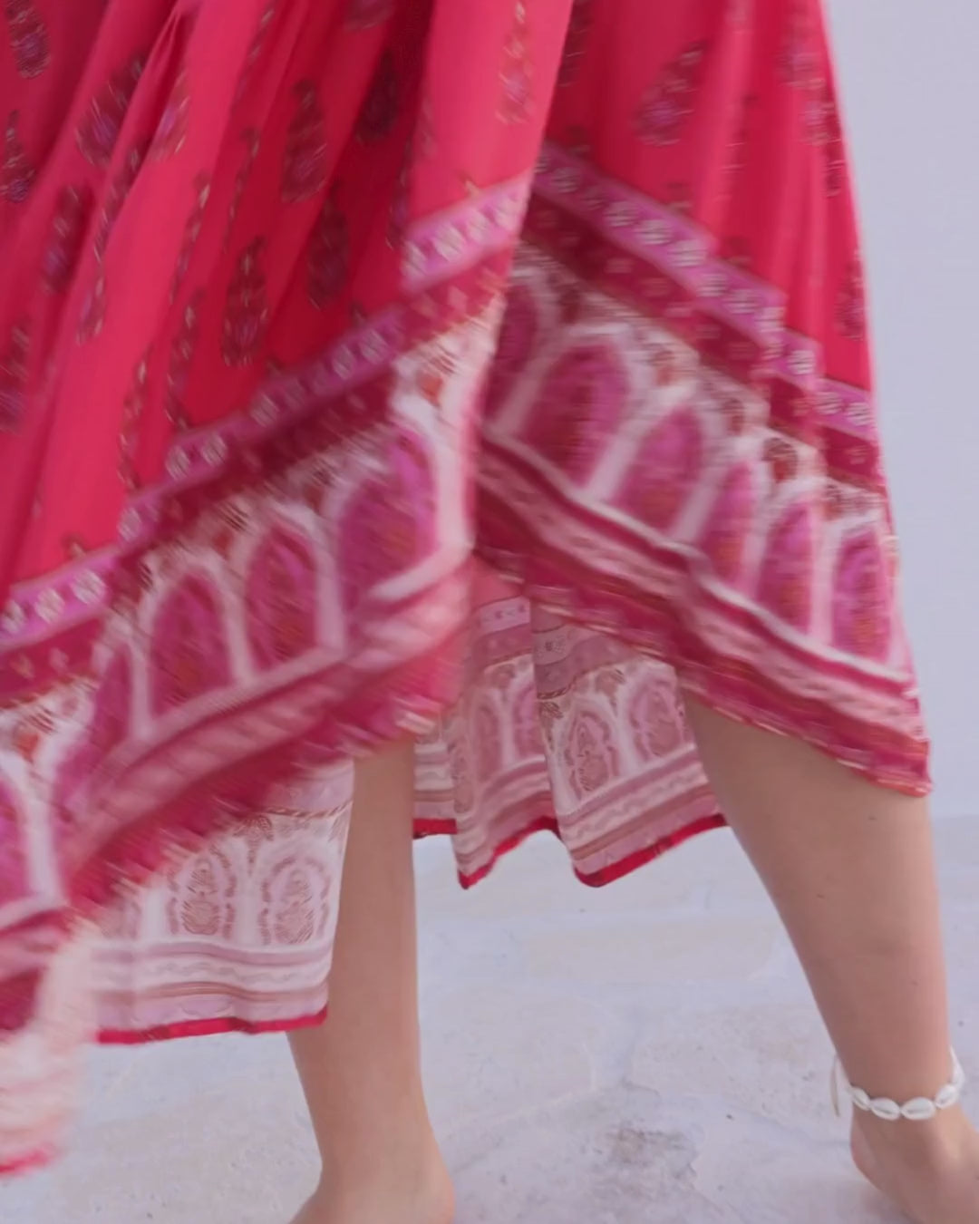 VERA MAXI DRESS WATERMELON SUGAR