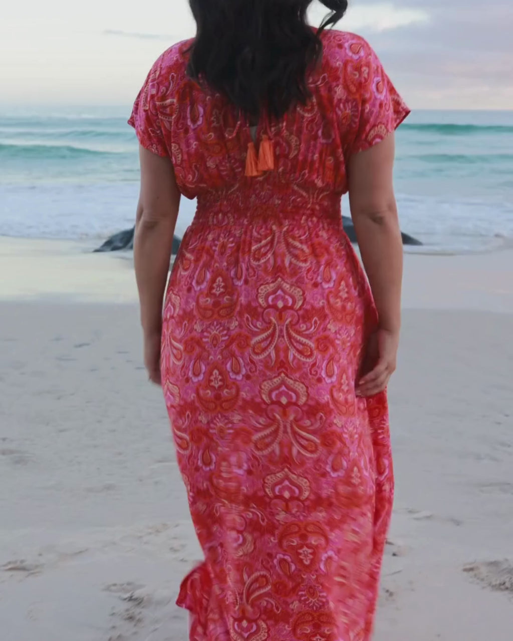 ZEN MAXI DRESS RISING SUN