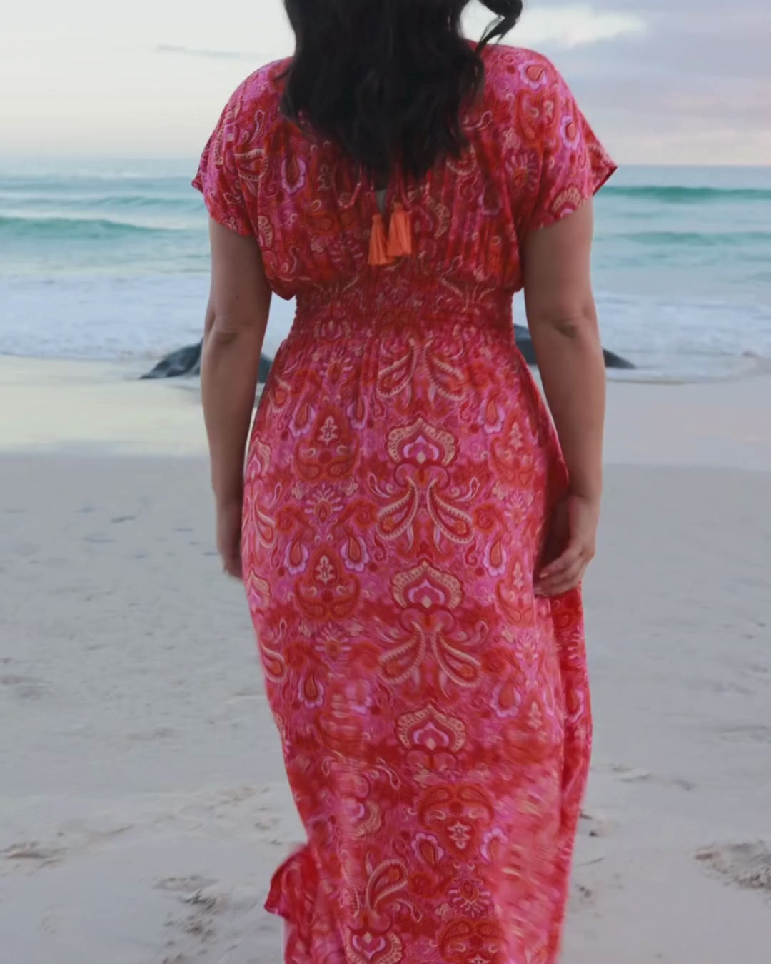 ZEN MAXI DRESS RISING SUN