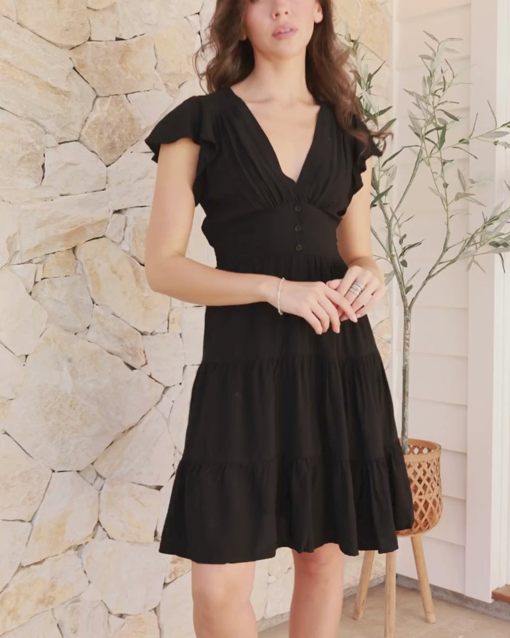 SHAE MINI DRESS BLACK