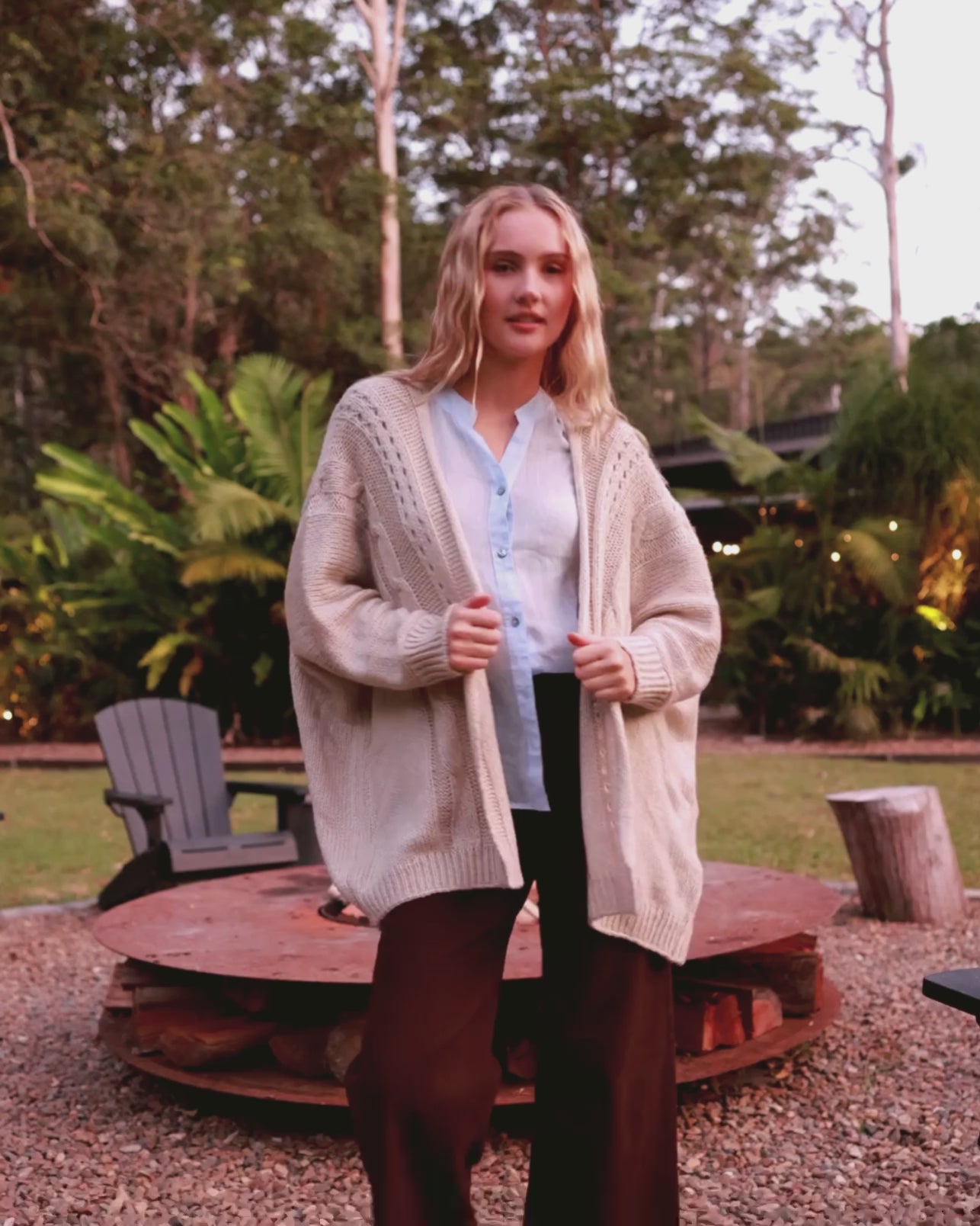 MILLY CARDIGAN OATMEAL