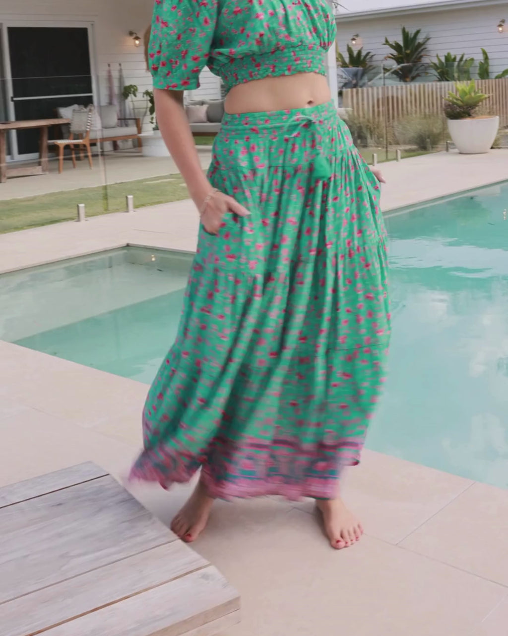 OAKLEY MAXI SKIRT OPAL DREAM