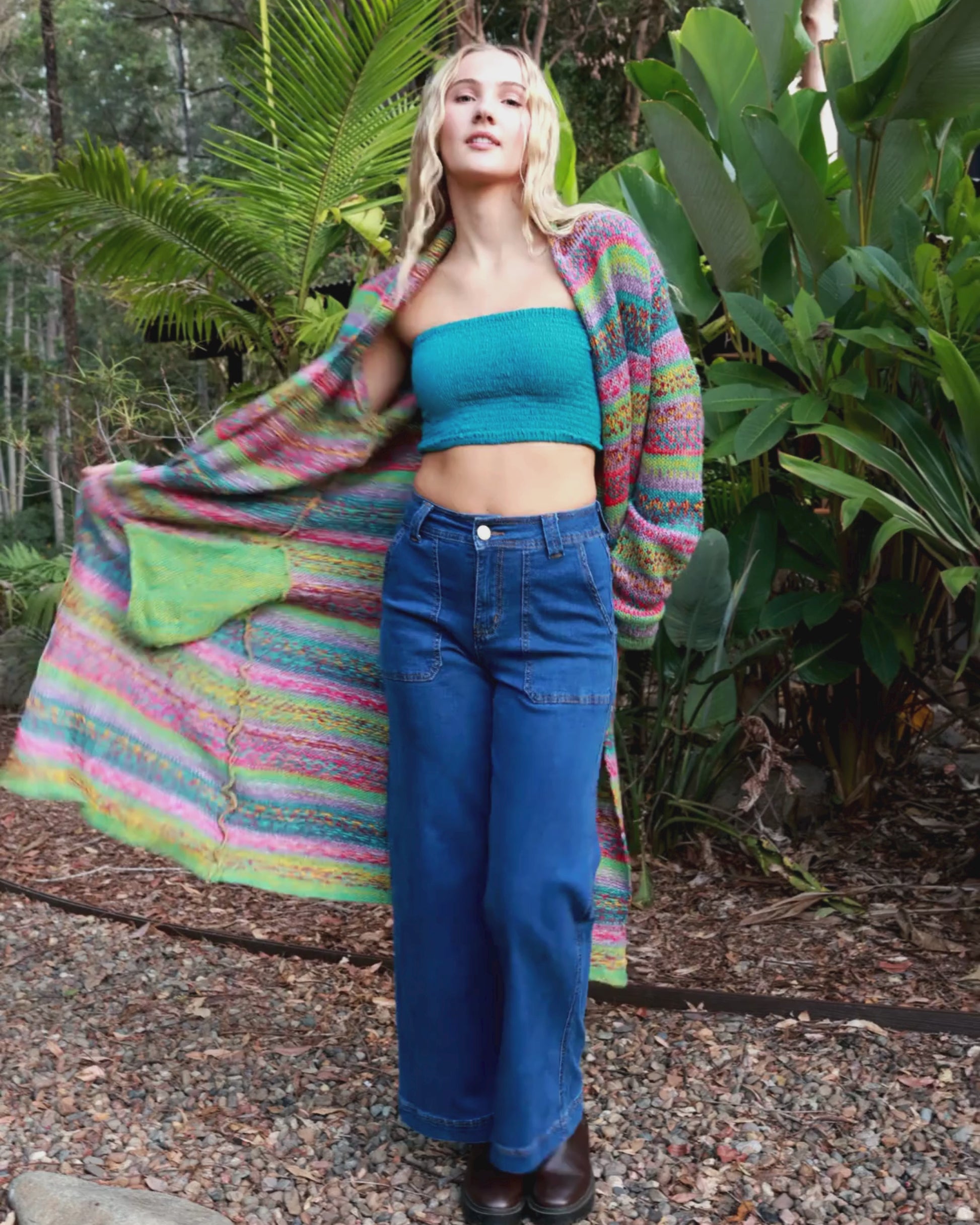 KELLY CARDIGAN PARAKEET