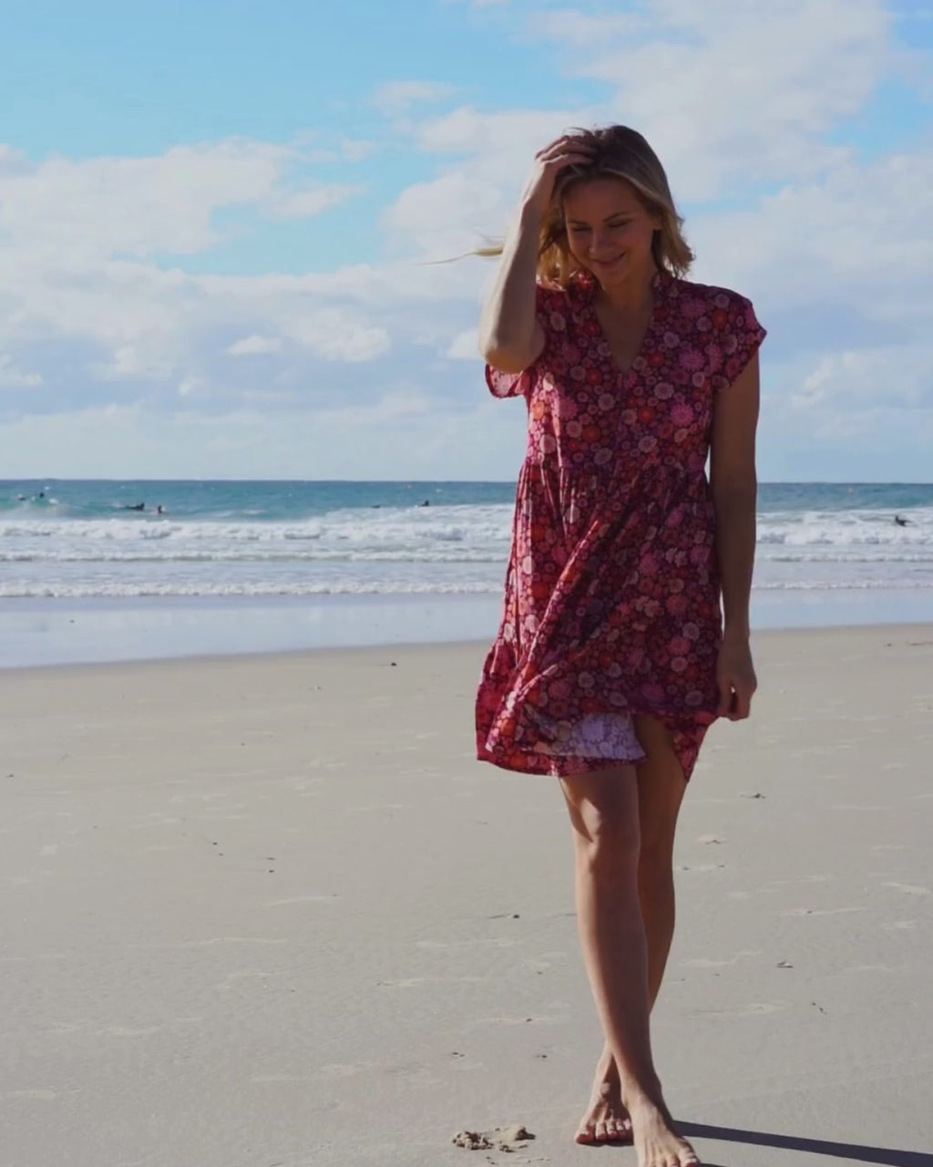ESME MINI DRESS MALBEC
