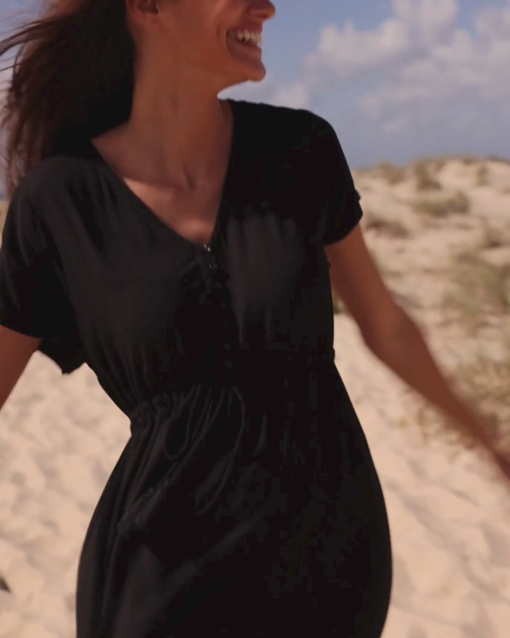NOLA MAXI DRESS BLACK