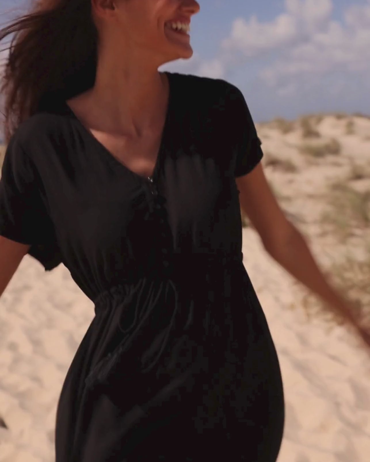 NOLA MAXI DRESS BLACK