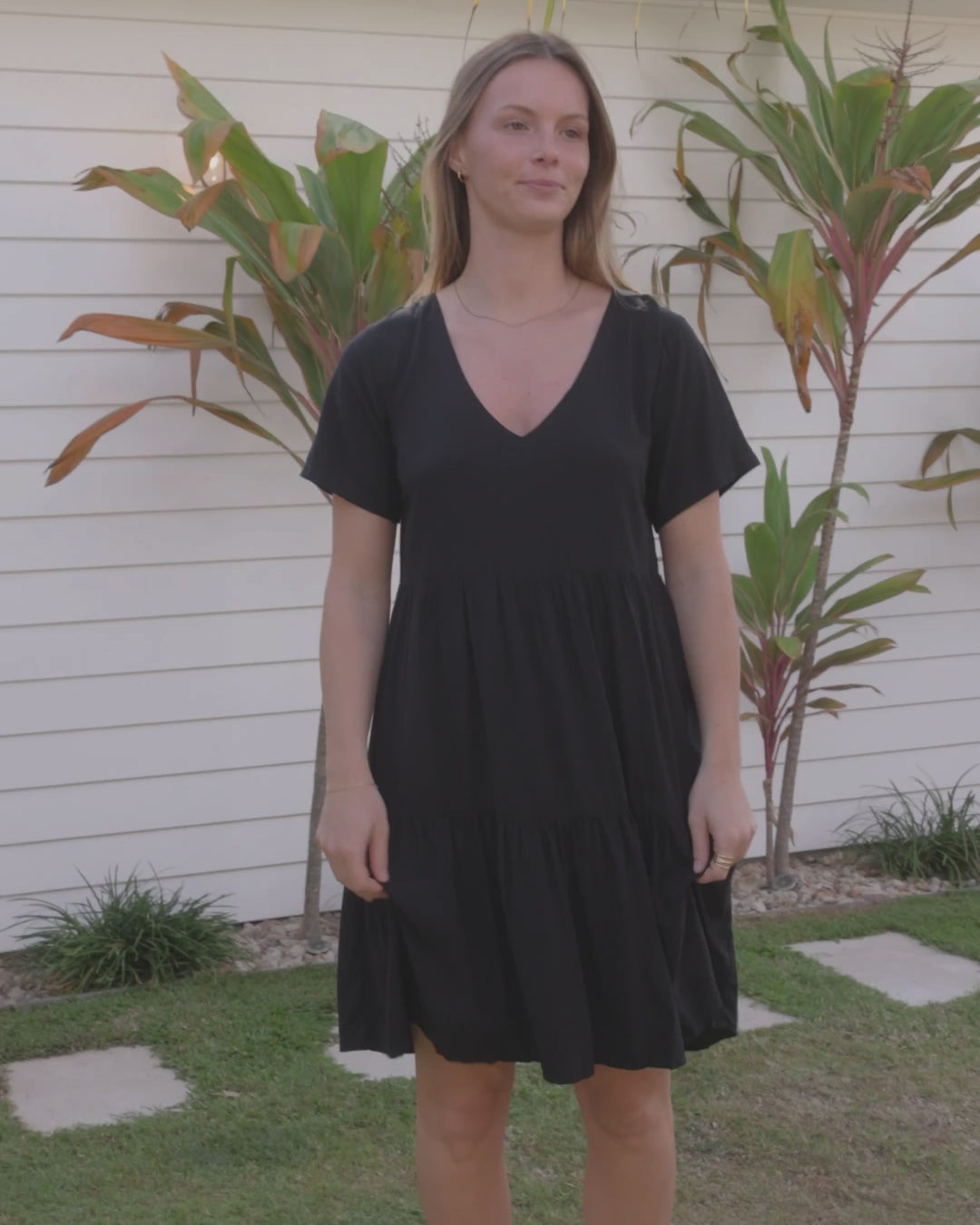 AMY MINI DRESS BLACK