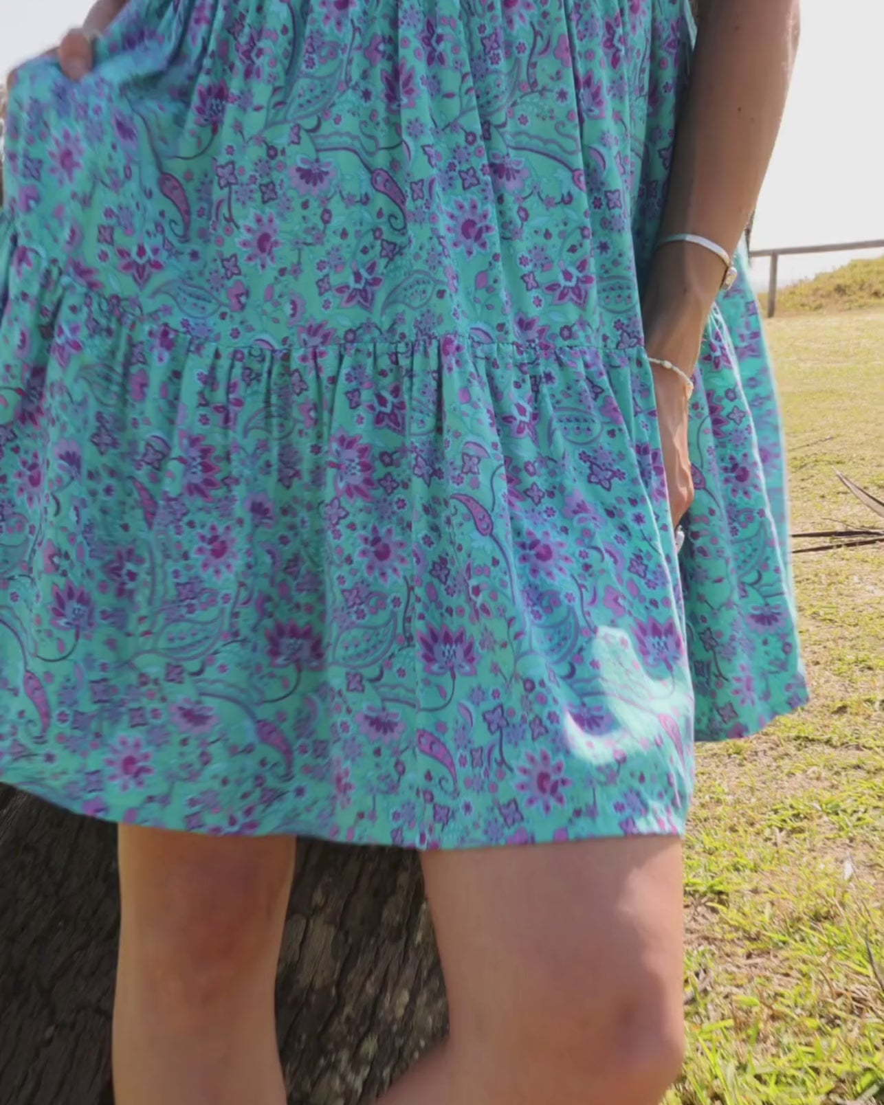 TAYLOR MINI DRESS TRANQUILITY