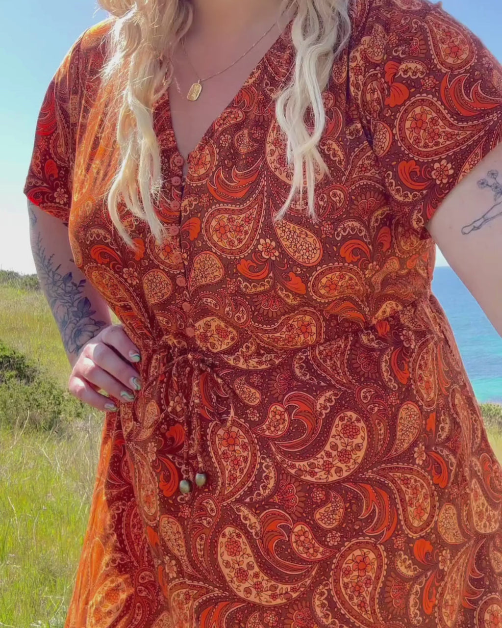 RHIANNON MAXI DRESS FLEETWOOD