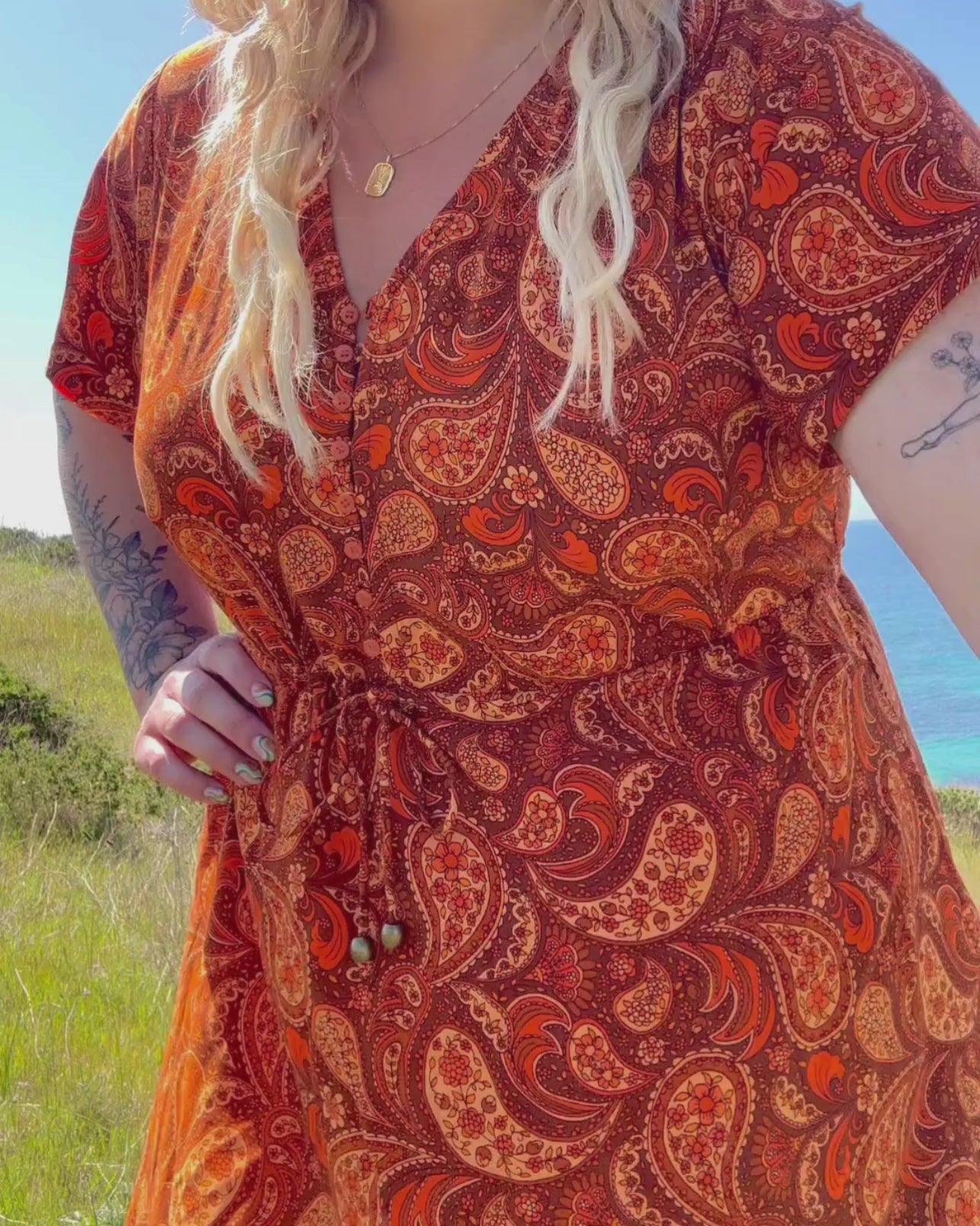 RHIANNON MAXI DRESS FLEETWOOD