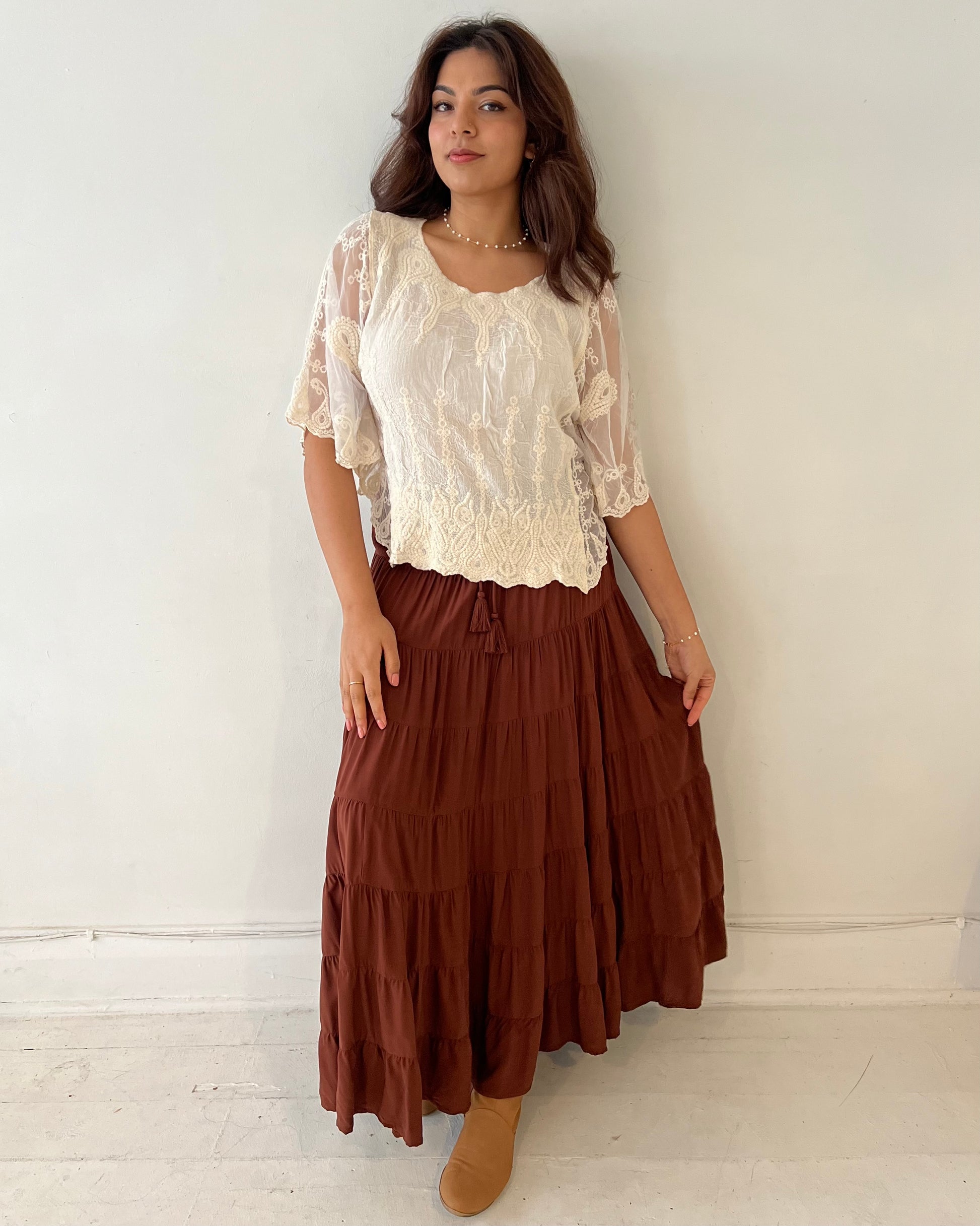 ARIA TOP VINTAGE CREAM