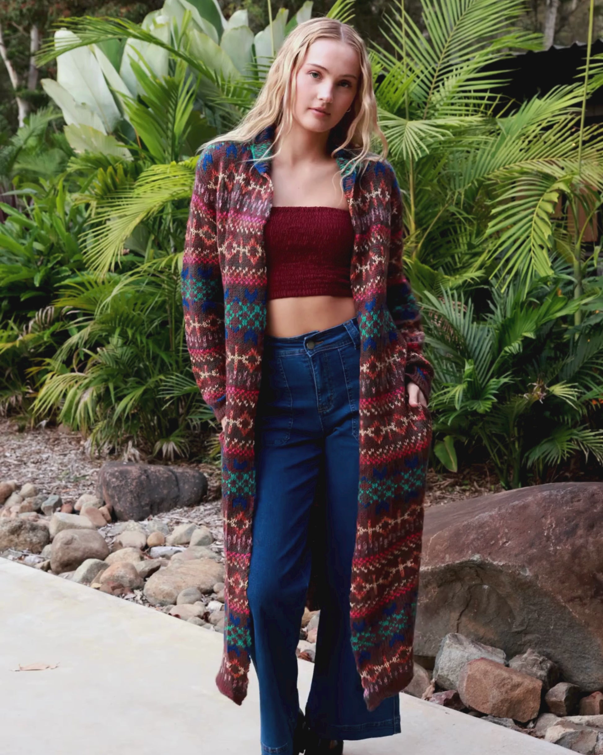 KELLY CARDIGAN SUNSET