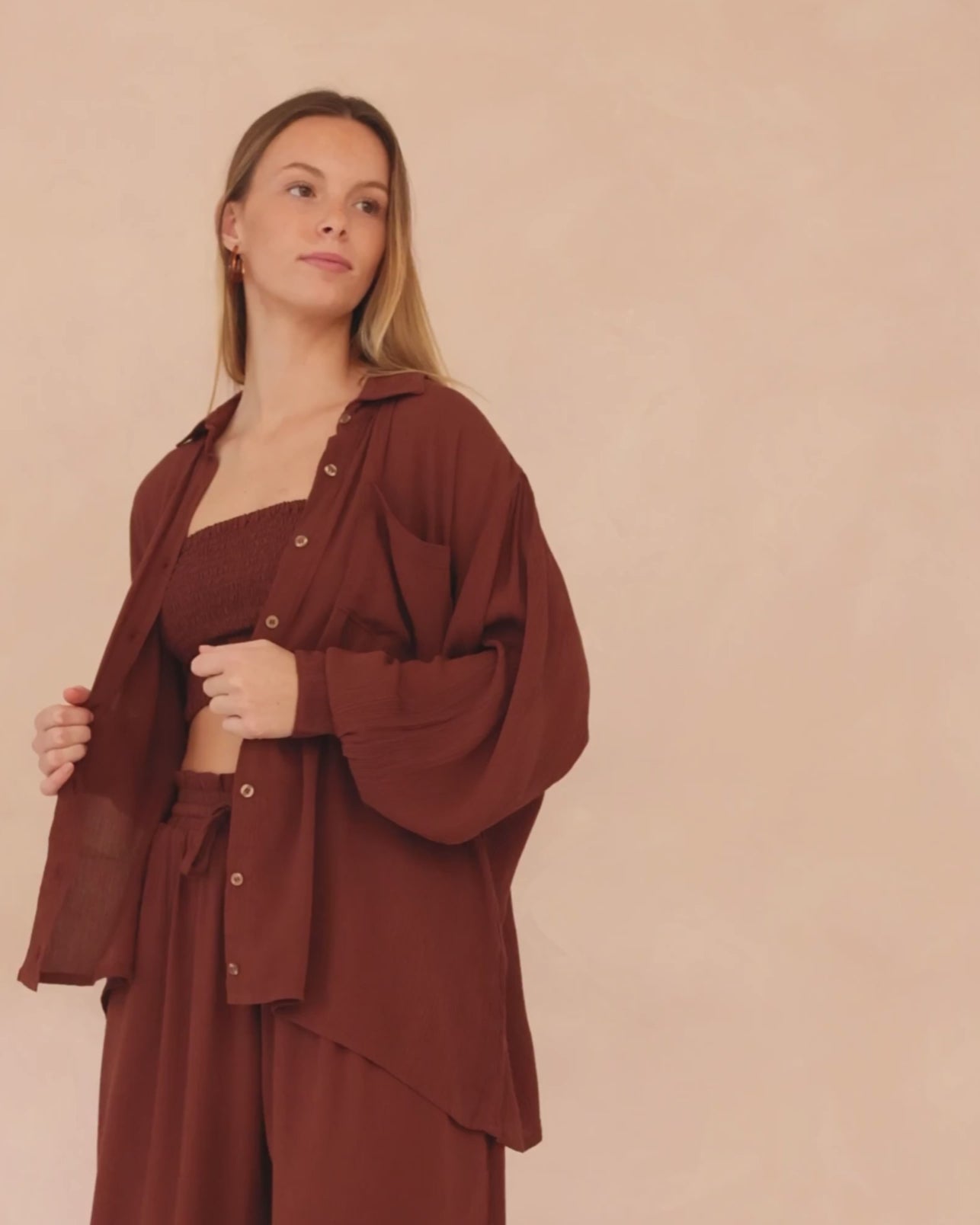 CAROLINE SHIRT MOCHA