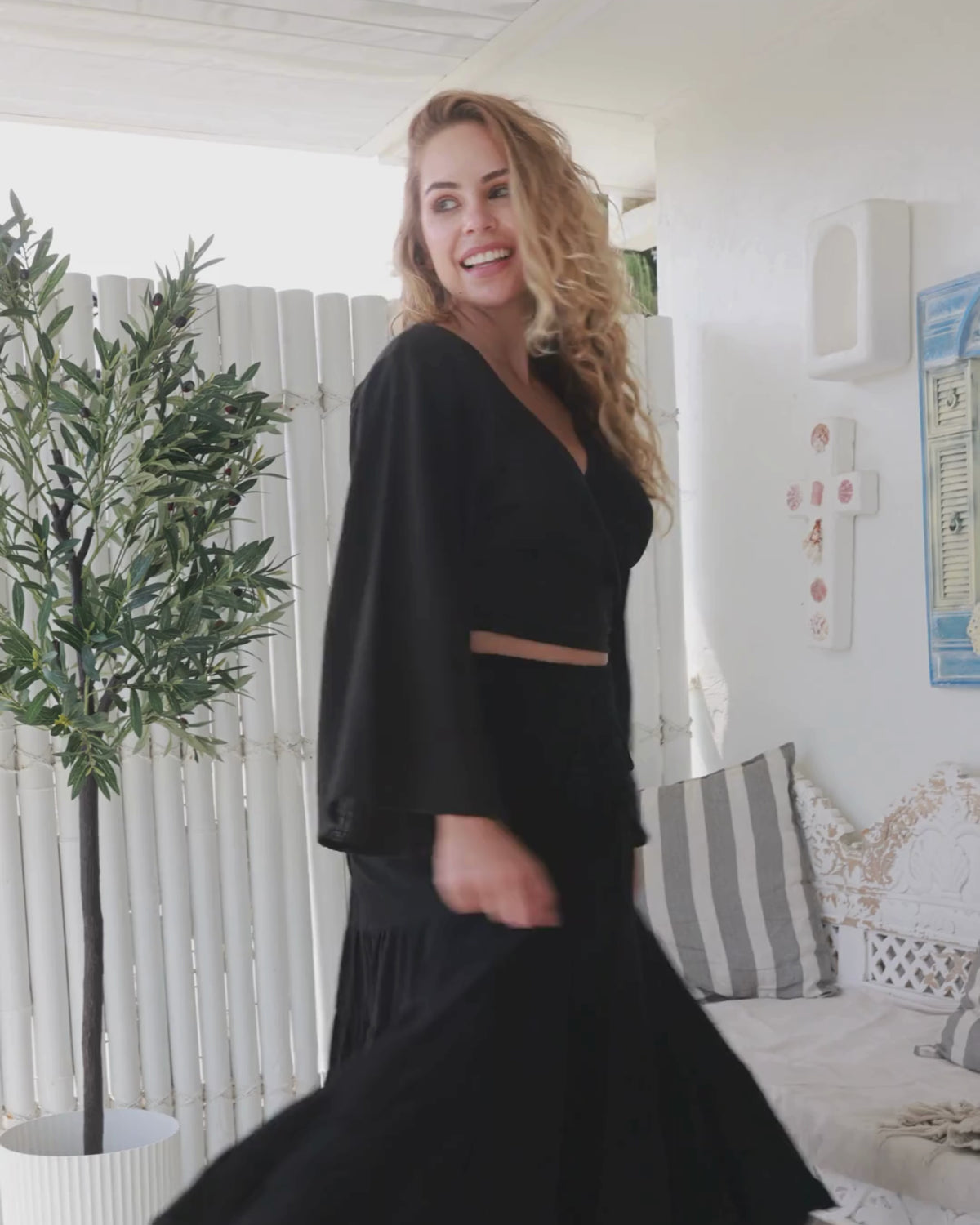 CLEO TOP BLACK