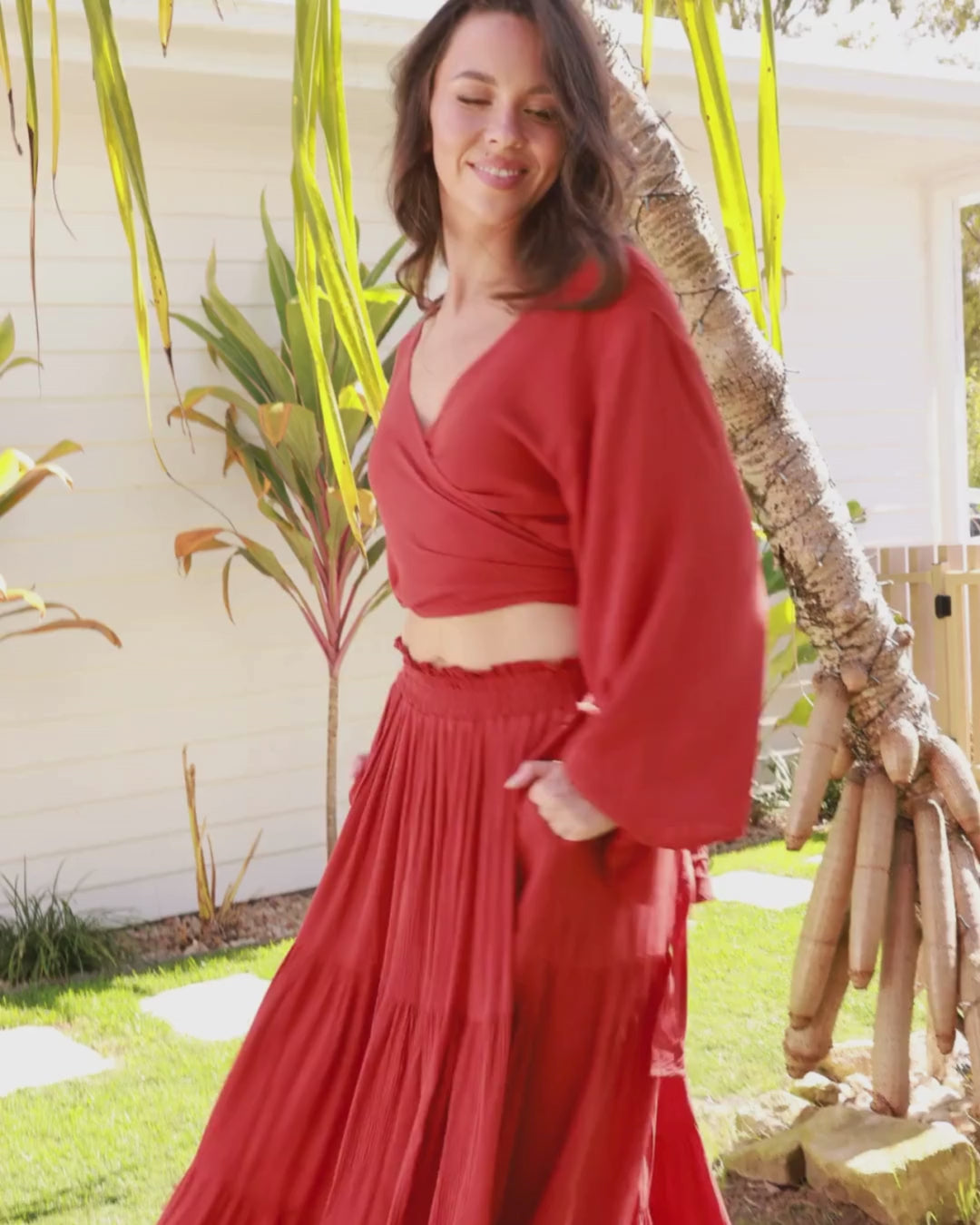 DEMI TOP TERRACOTTA