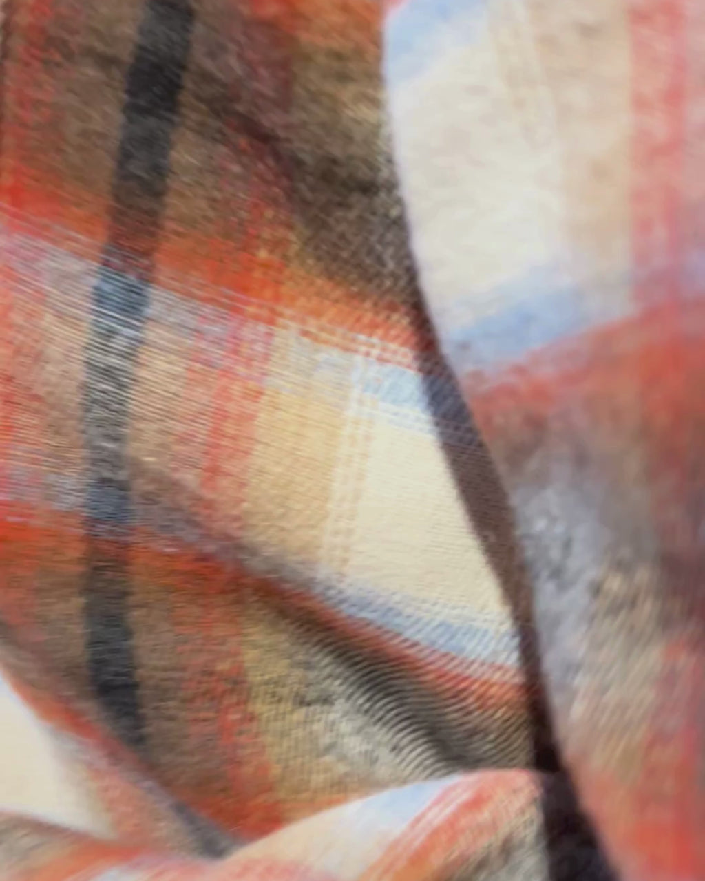 JOAN  FLANNEL SHACKET RUST