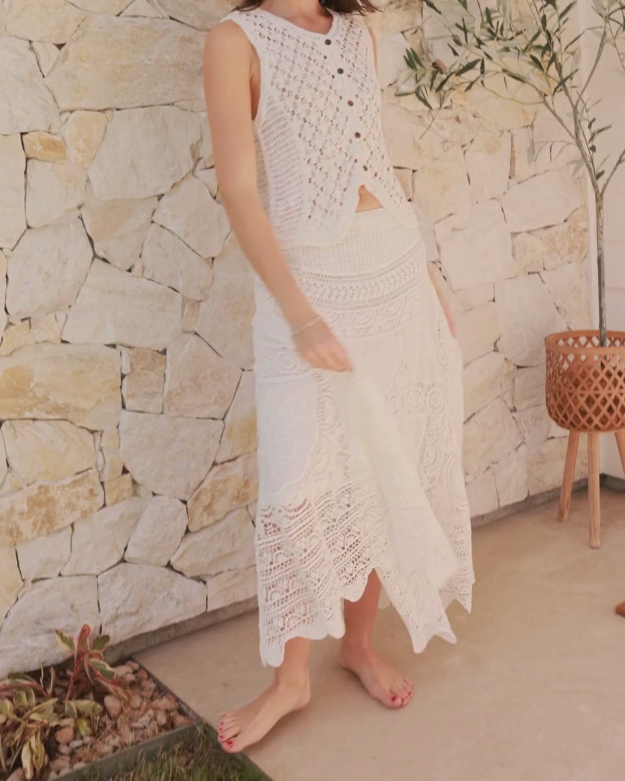 MADI MAXI SKIRT WHITE
