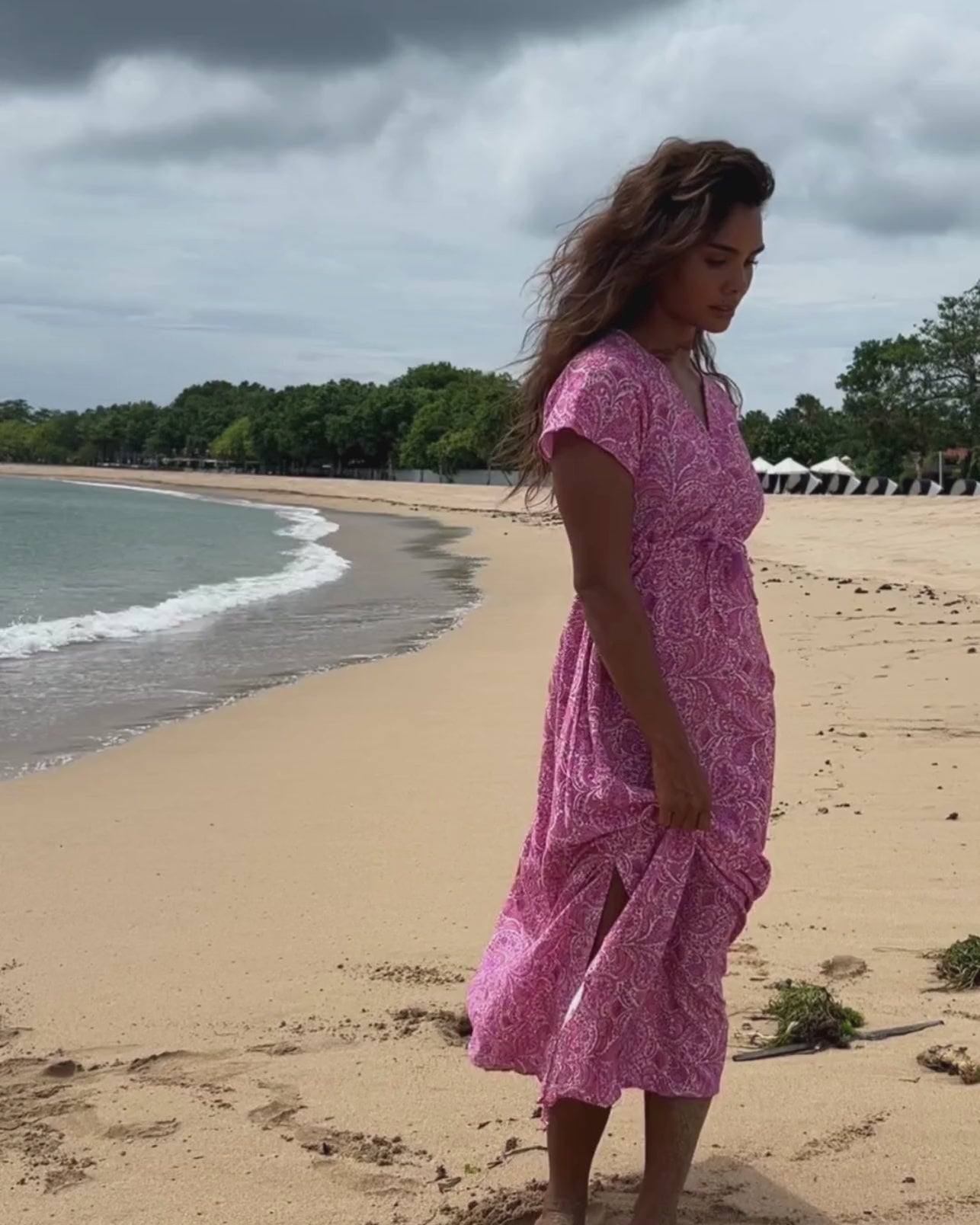 RHIANNON MAXI DRESS PEACH FIZZ