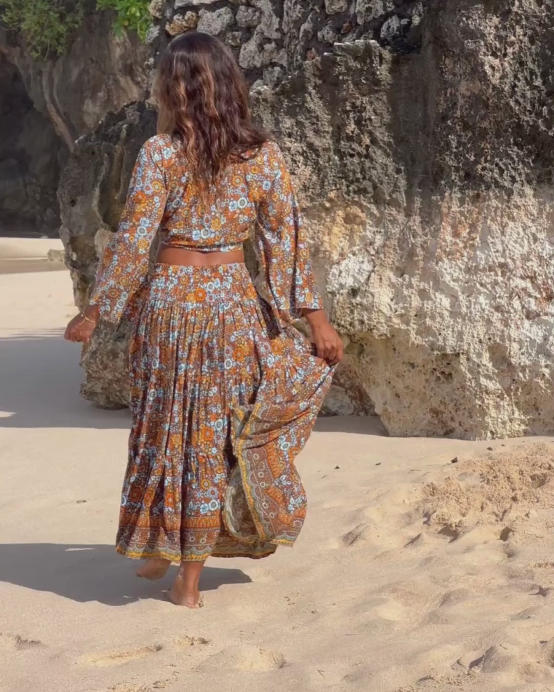OAKLEY MAXI SKIRT AFTERGLOW