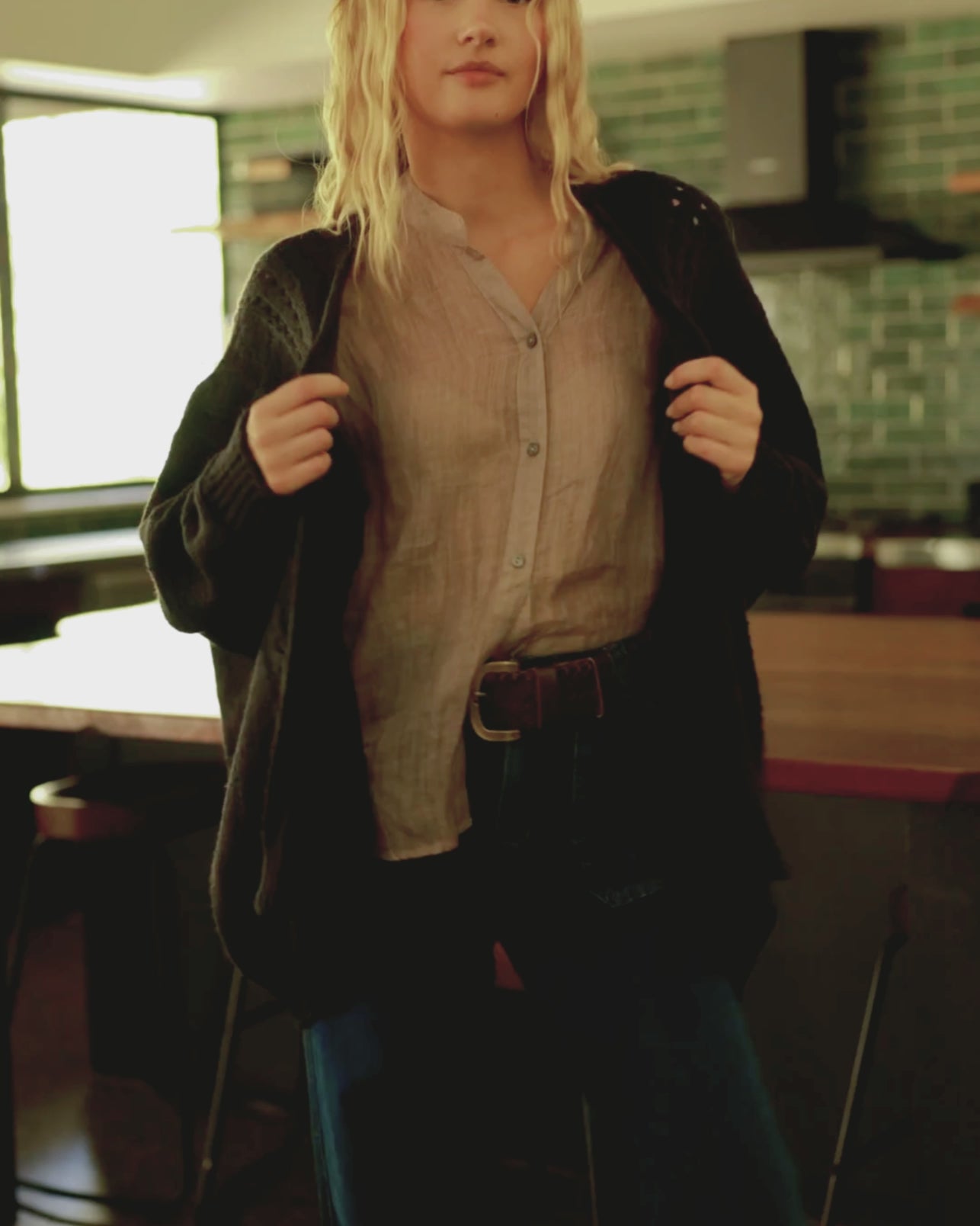 MILLY CARDIGAN BLACK