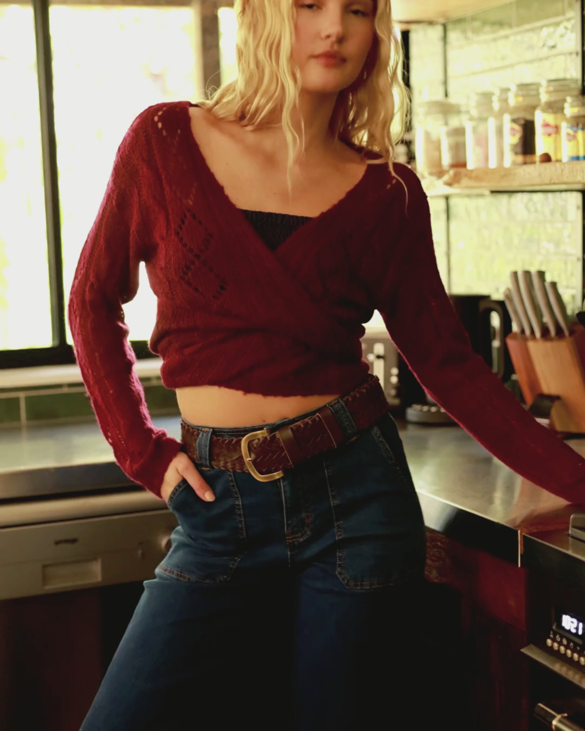 WILLOW CARDIGAN WINE