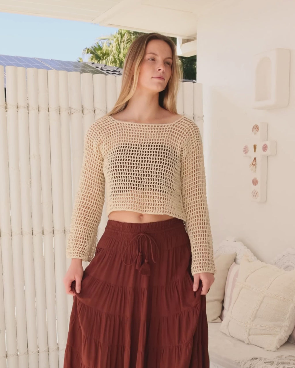NORA TOP VINTAGE CREAM