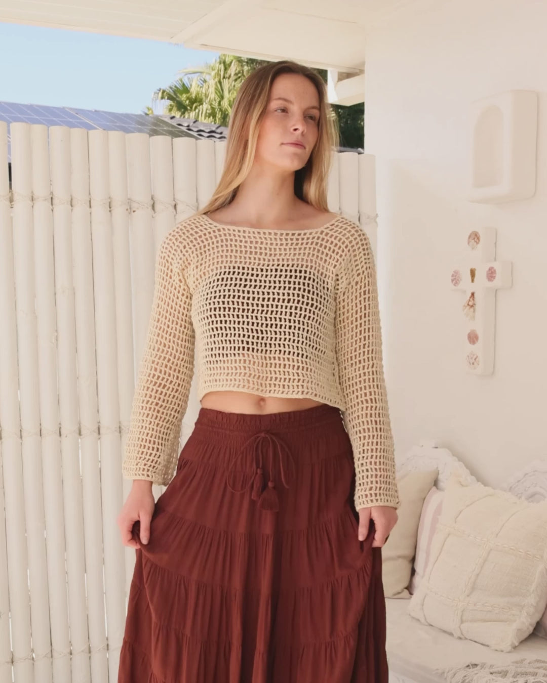 NORA TOP VINTAGE CREAM