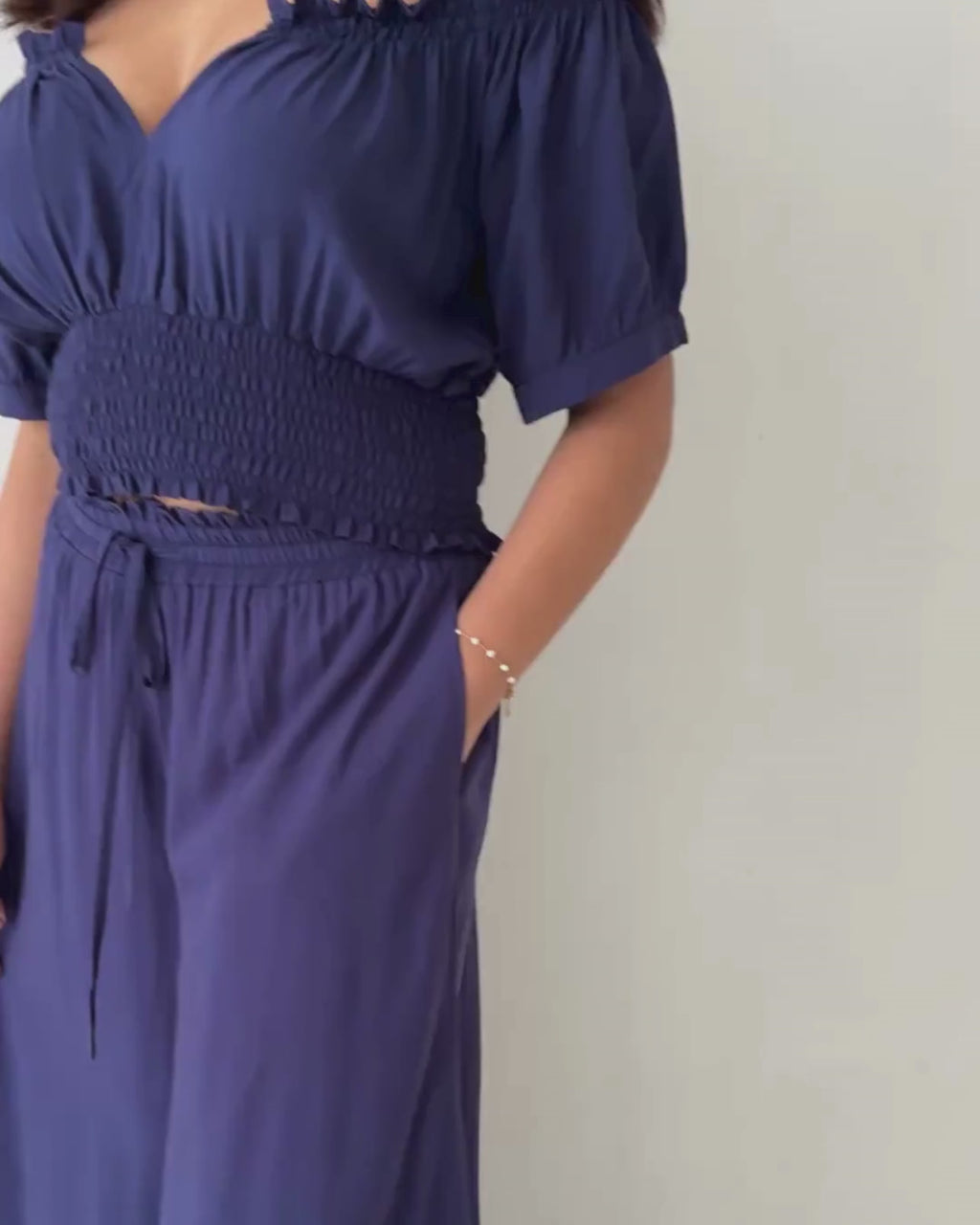 AVA TOP NAVY