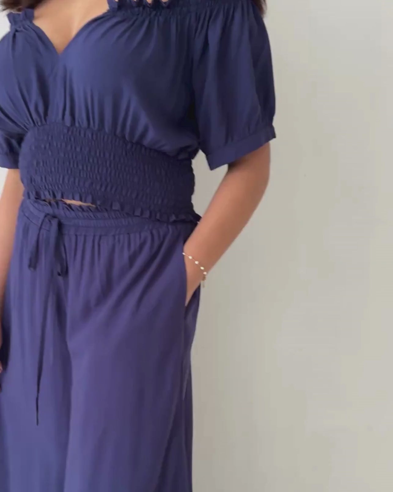 AVA TOP NAVY