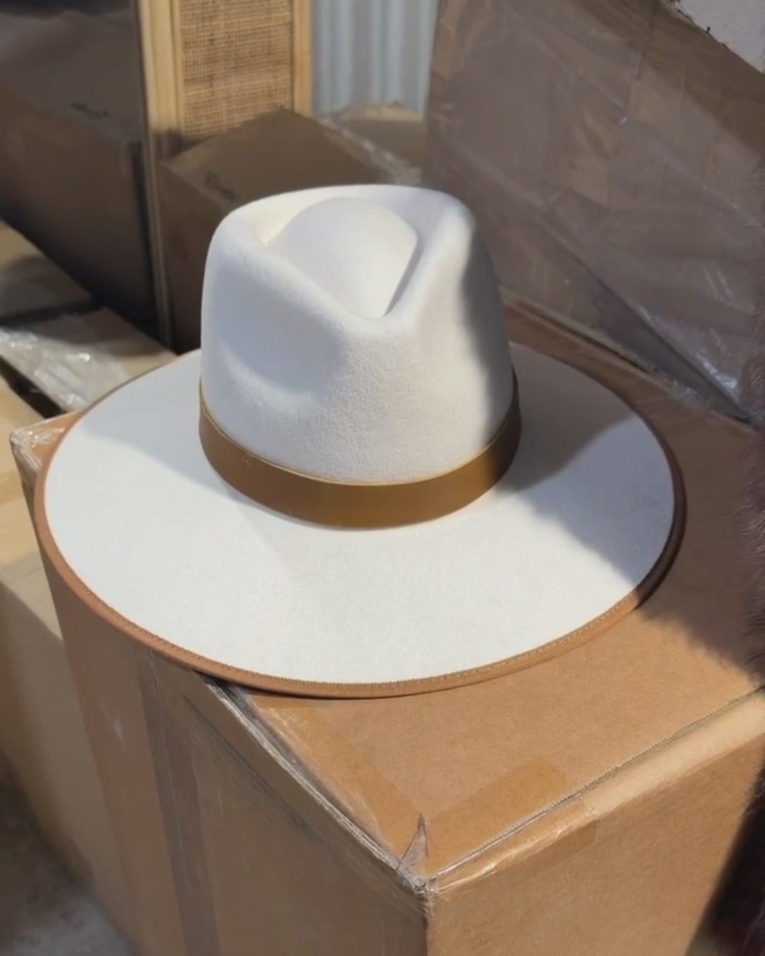 TAHLIA PANAMA HAT SNOW