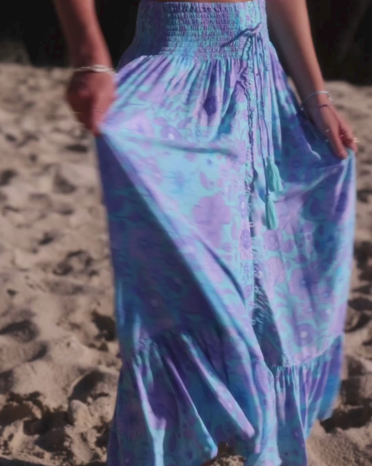 NAOMI MAXI SKIRT OASIS BLOOM