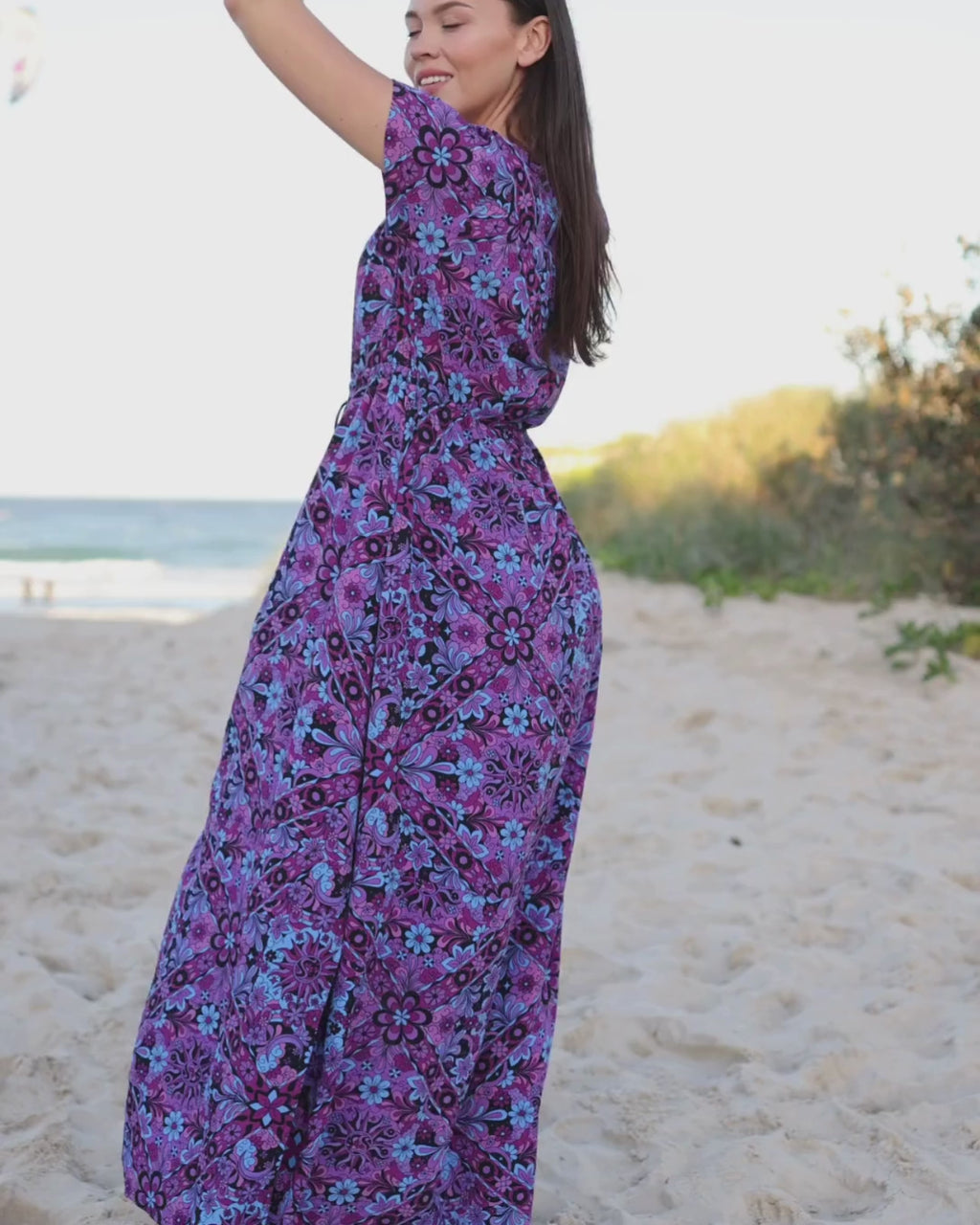 RHIANNON MAXI DRESS MIDNIGHT ECLIPSE
