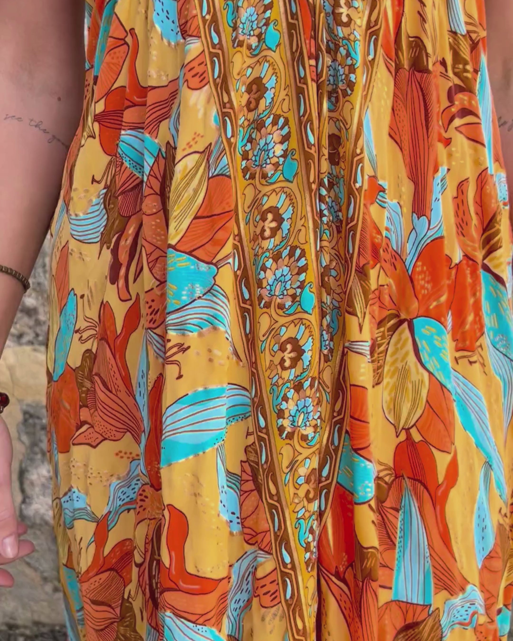 SELAH MAXI DRESS SUNBURST