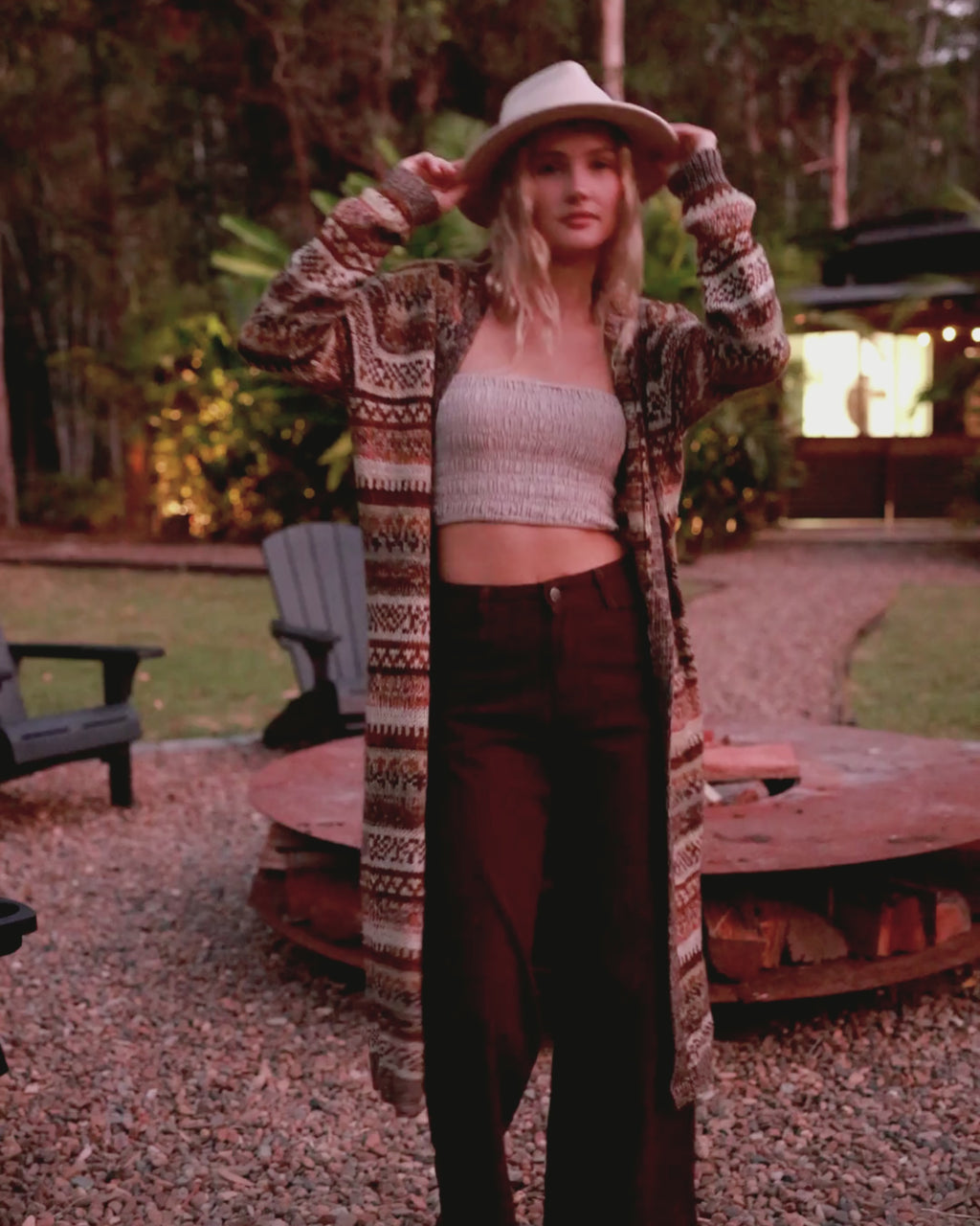 ELLA CARDIGAN OAK