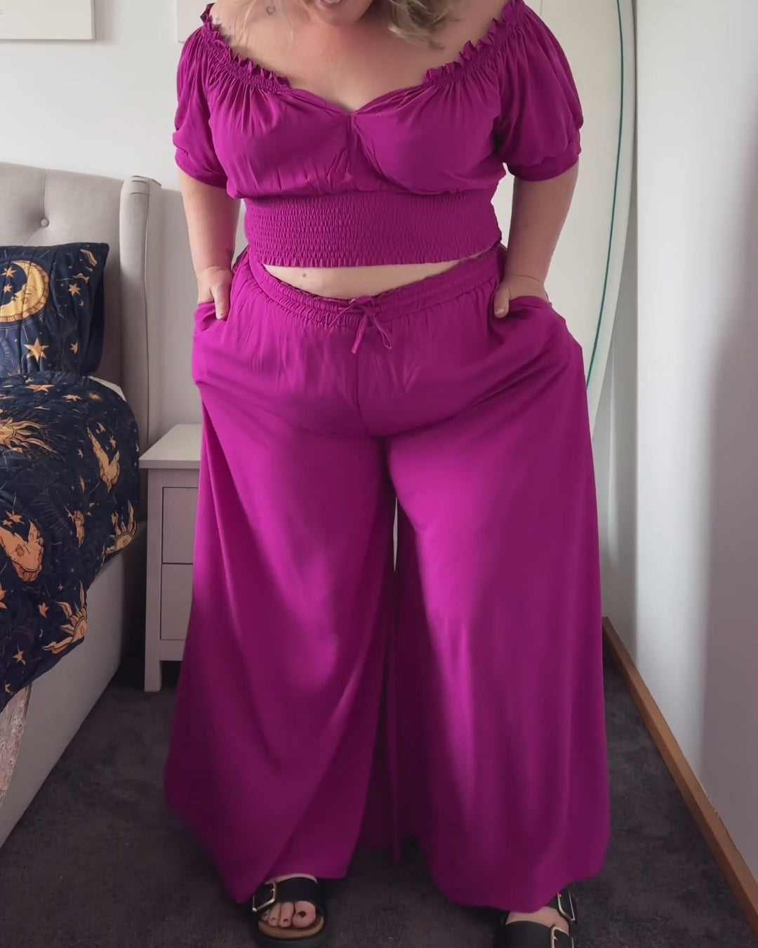 BILLY PANT MAGENTA