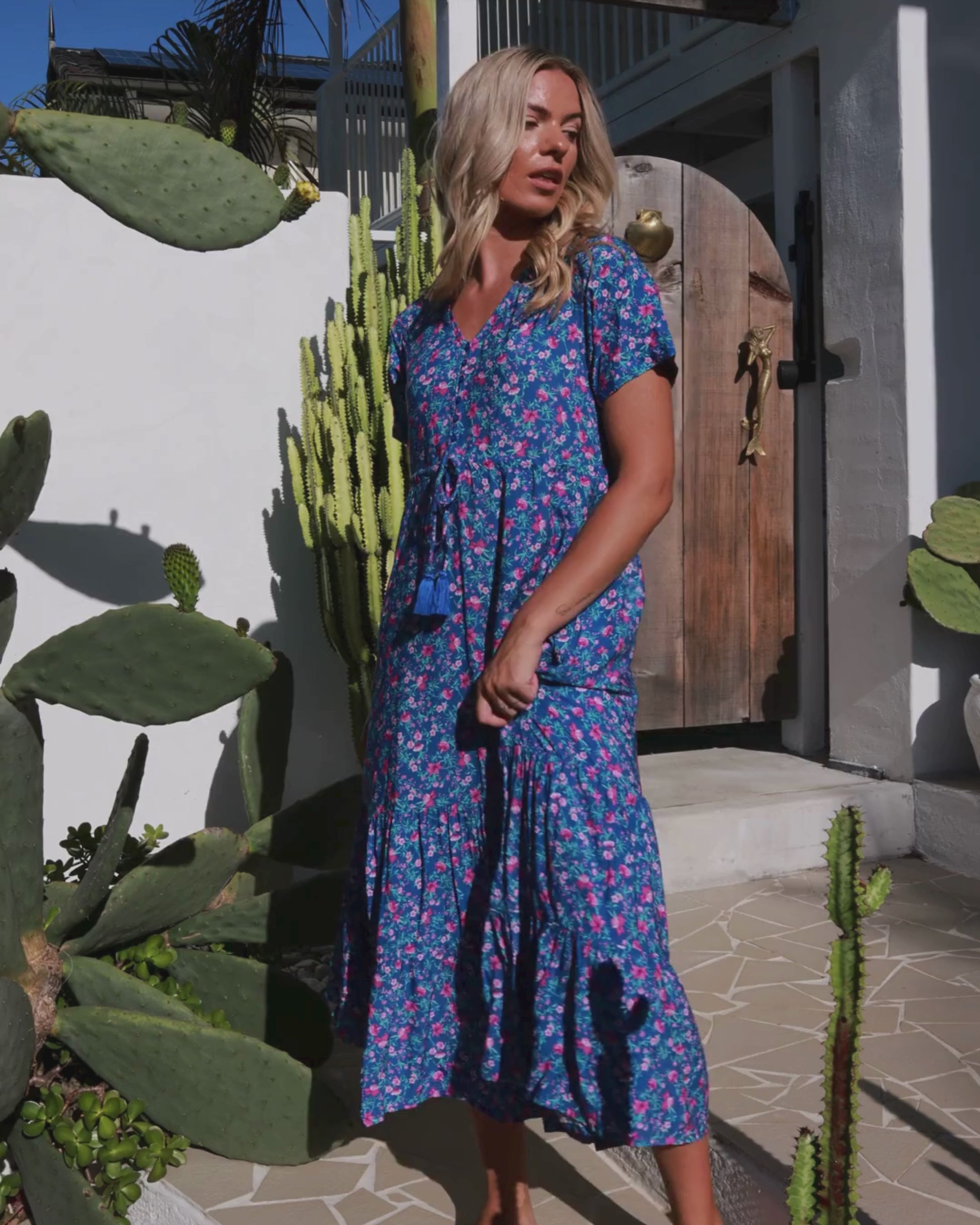 MANDY MIDI DRESS AURA