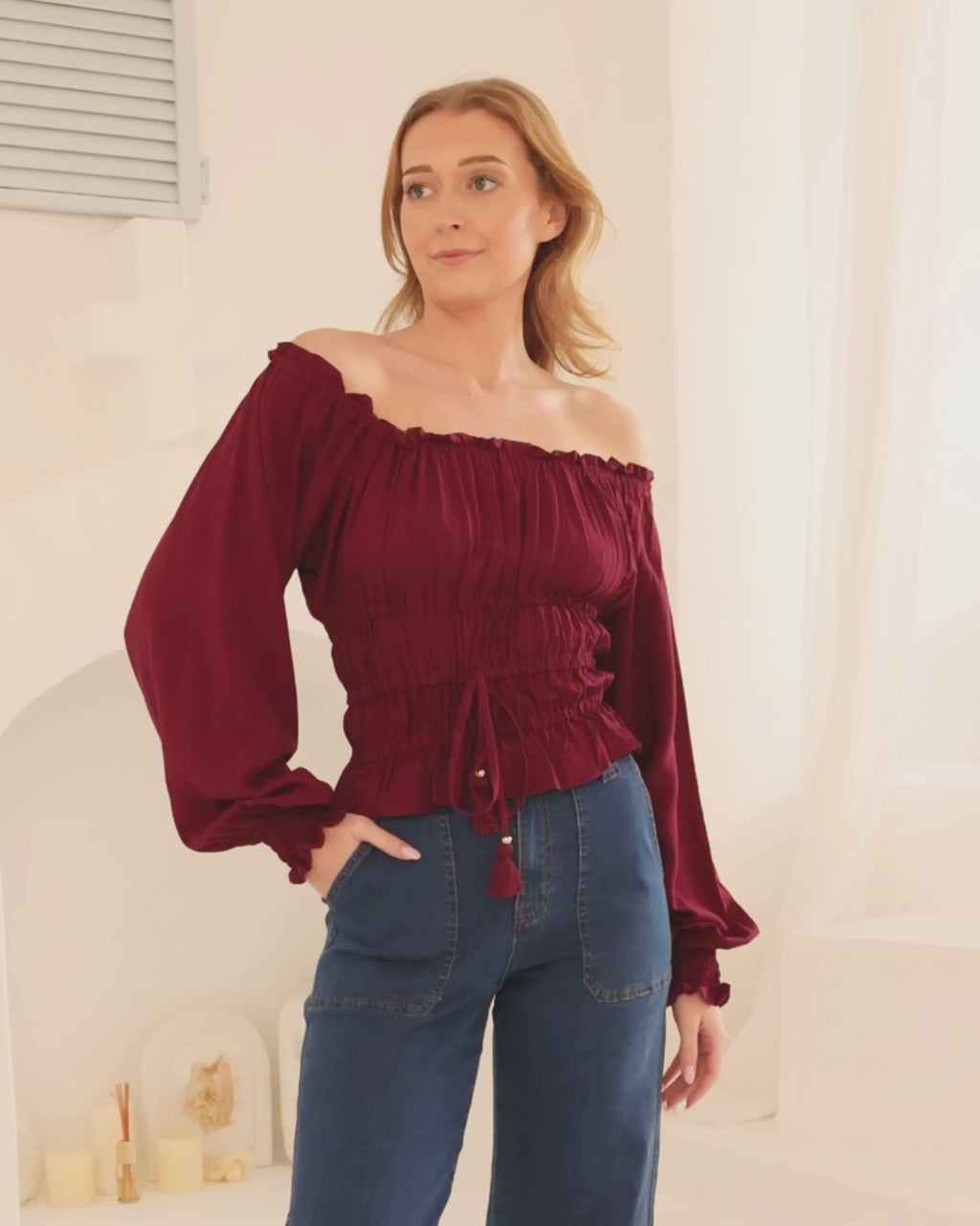 MOLLY TOP SANGRIA