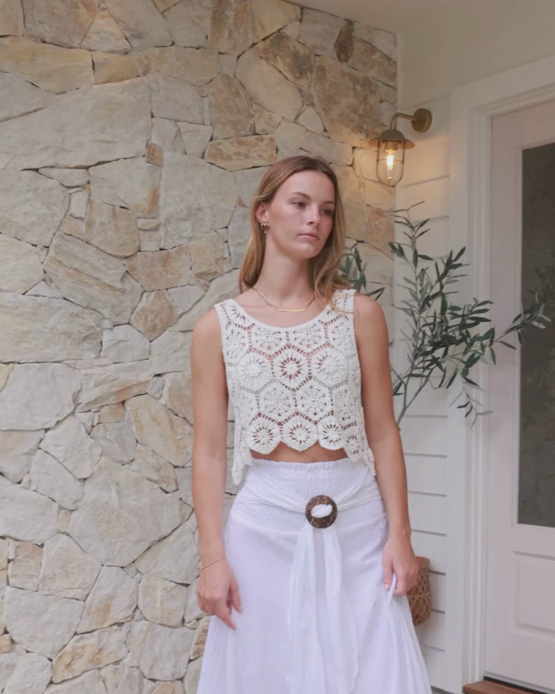 WREN TOP WHITE