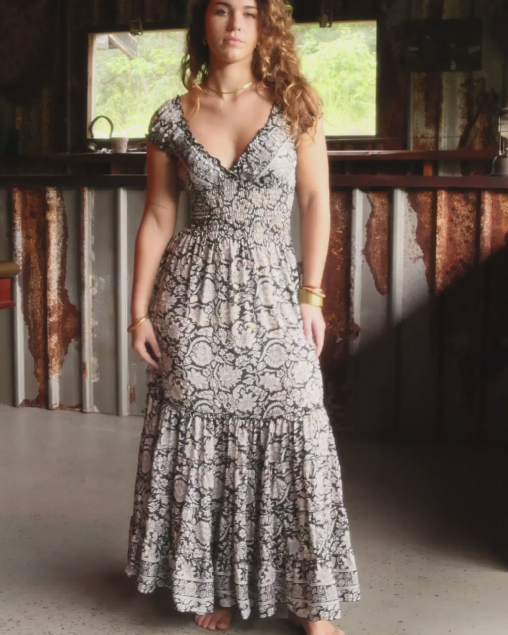 SAMARA MAXI DRESS WILD INK