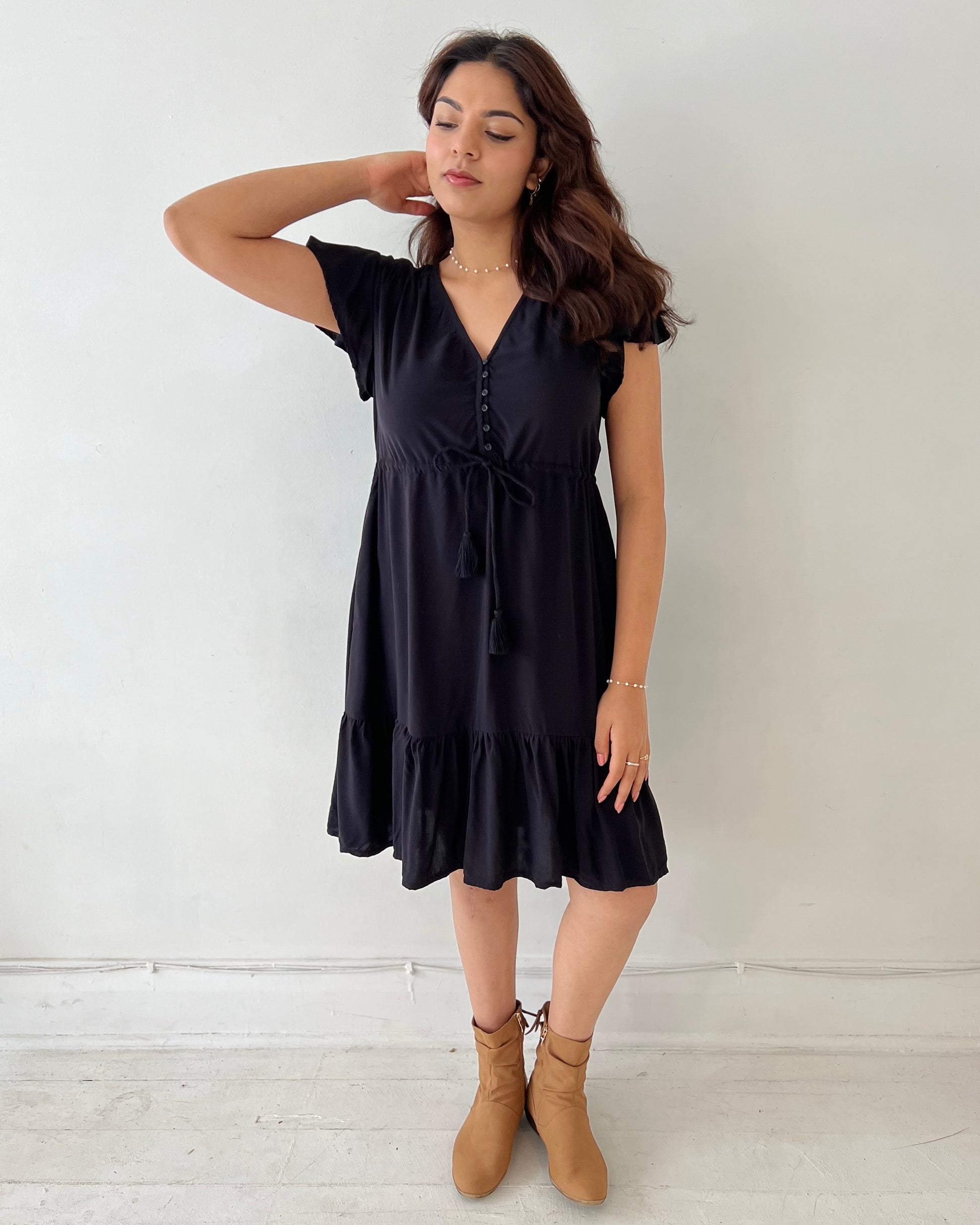 CALI MINI DRESS BLACK