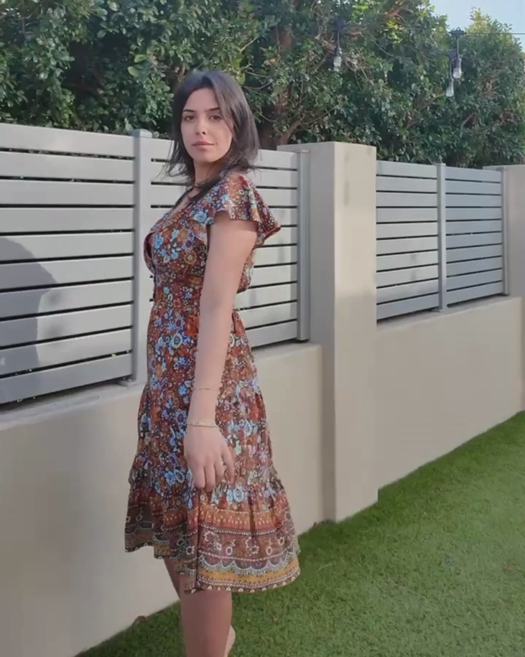SHAE MINI DRESS AFTERGLOW