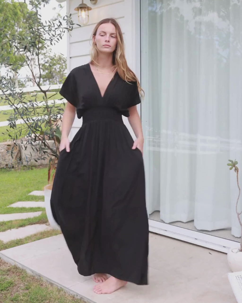ZEN MAXI DRESS BLACK