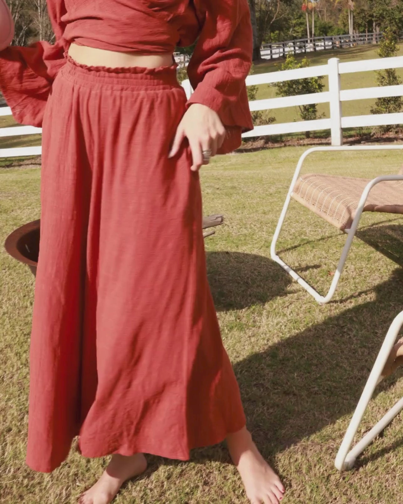 SUKI PANT TERRACOTTA
