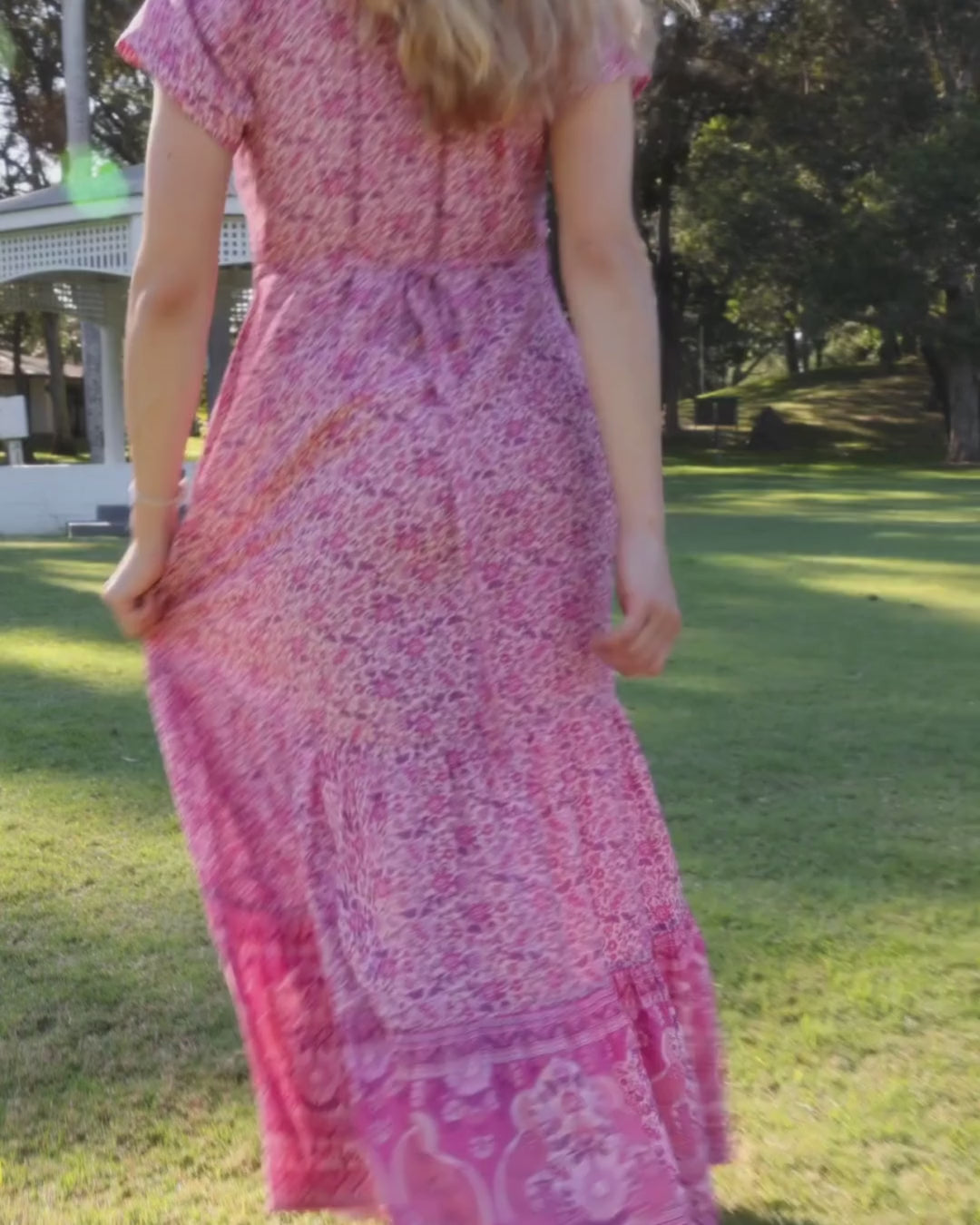 CLARA MAXI DRESS SWEET PEA