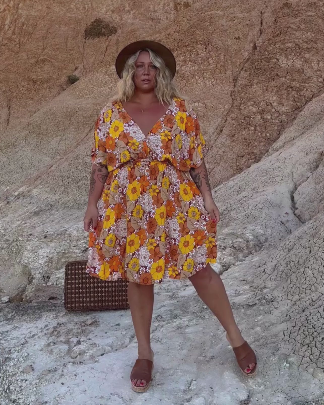 LIA MINI DRESS MARIGOLD